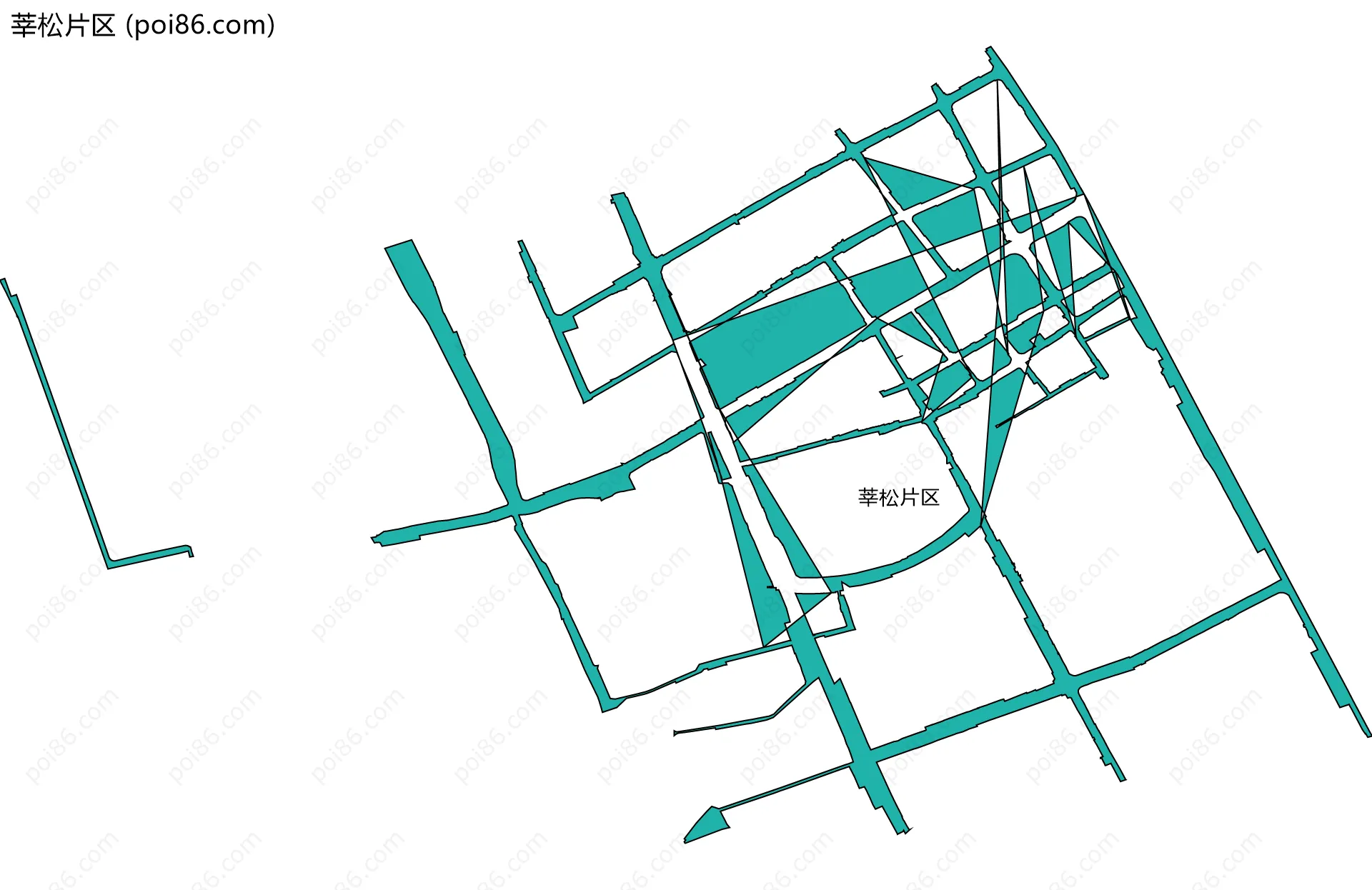 莘松片区边界地图