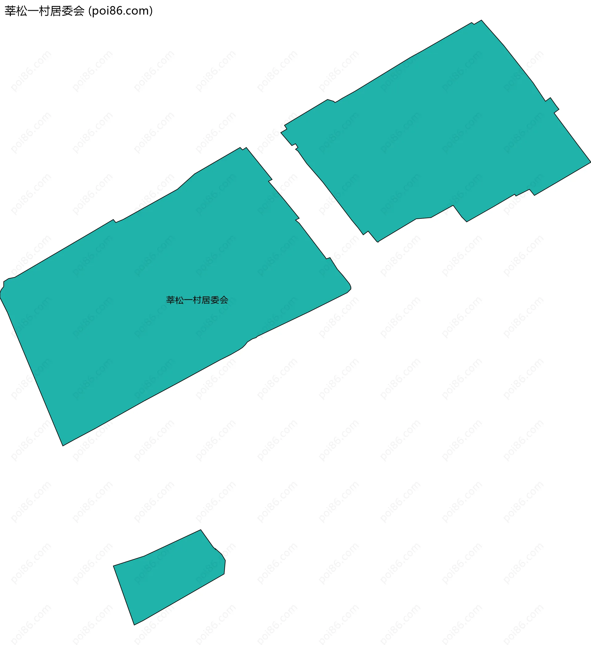 莘松一村居委会边界地图