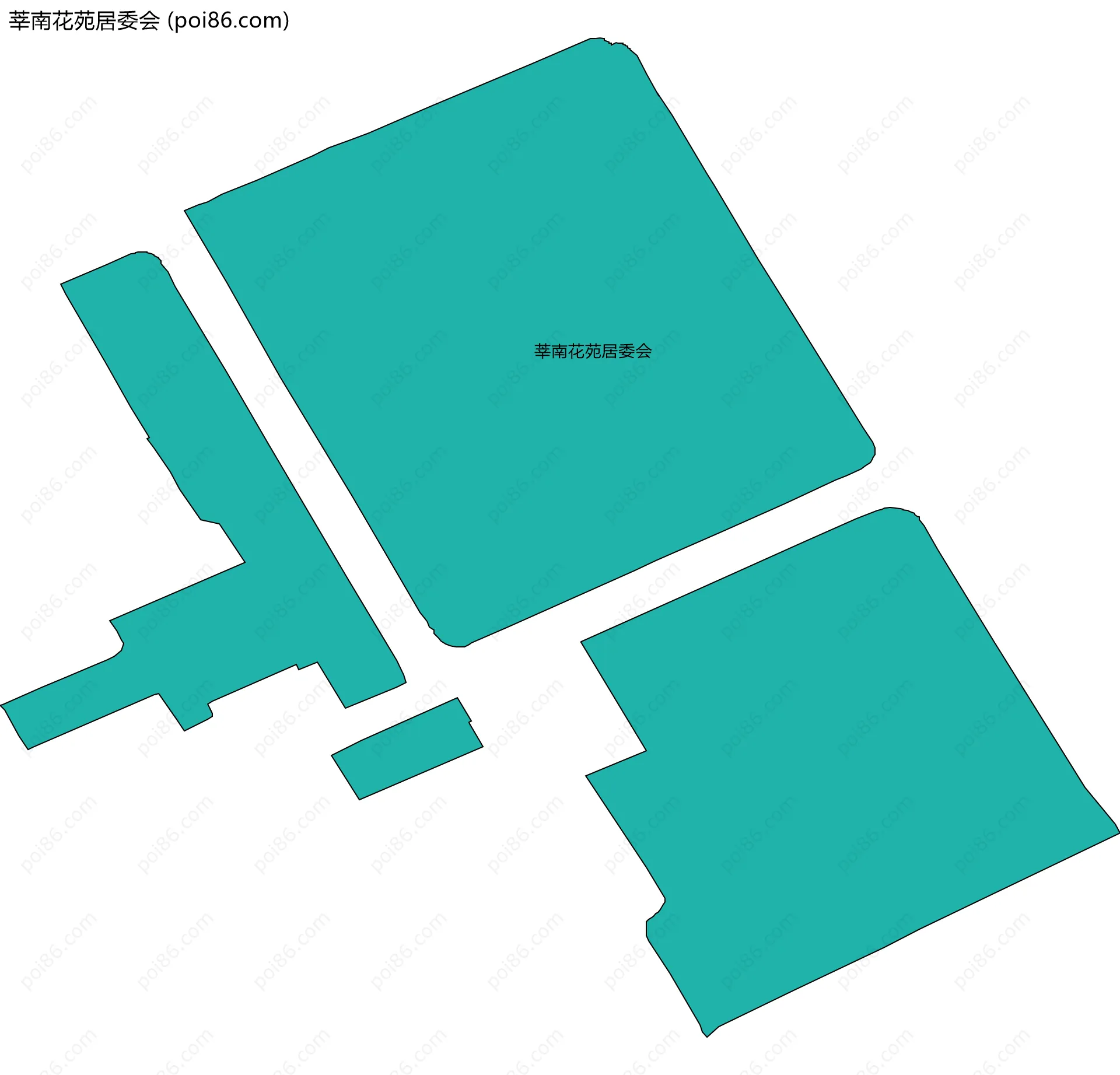 莘南花苑居委会边界地图
