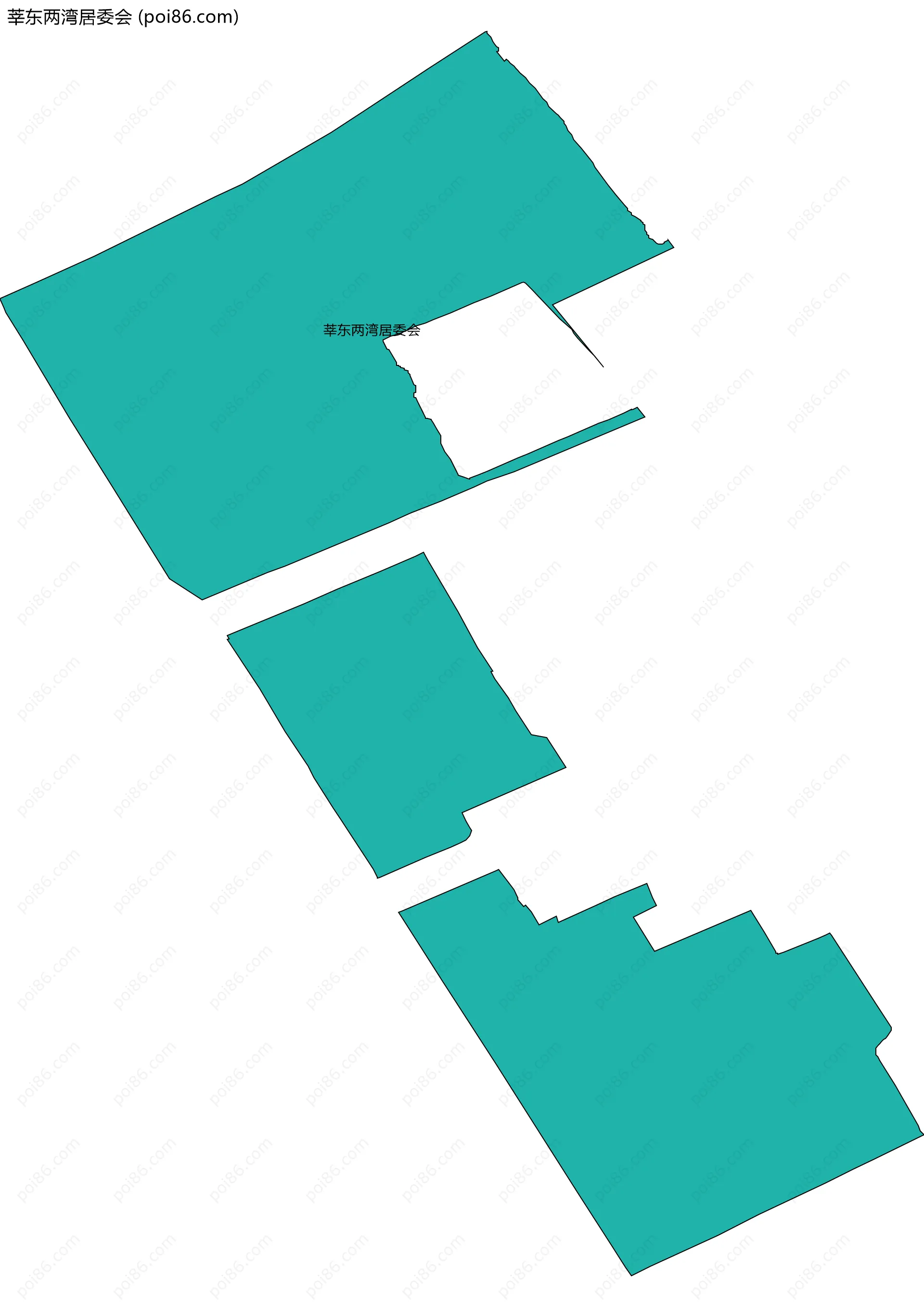 莘东两湾居委会边界地图