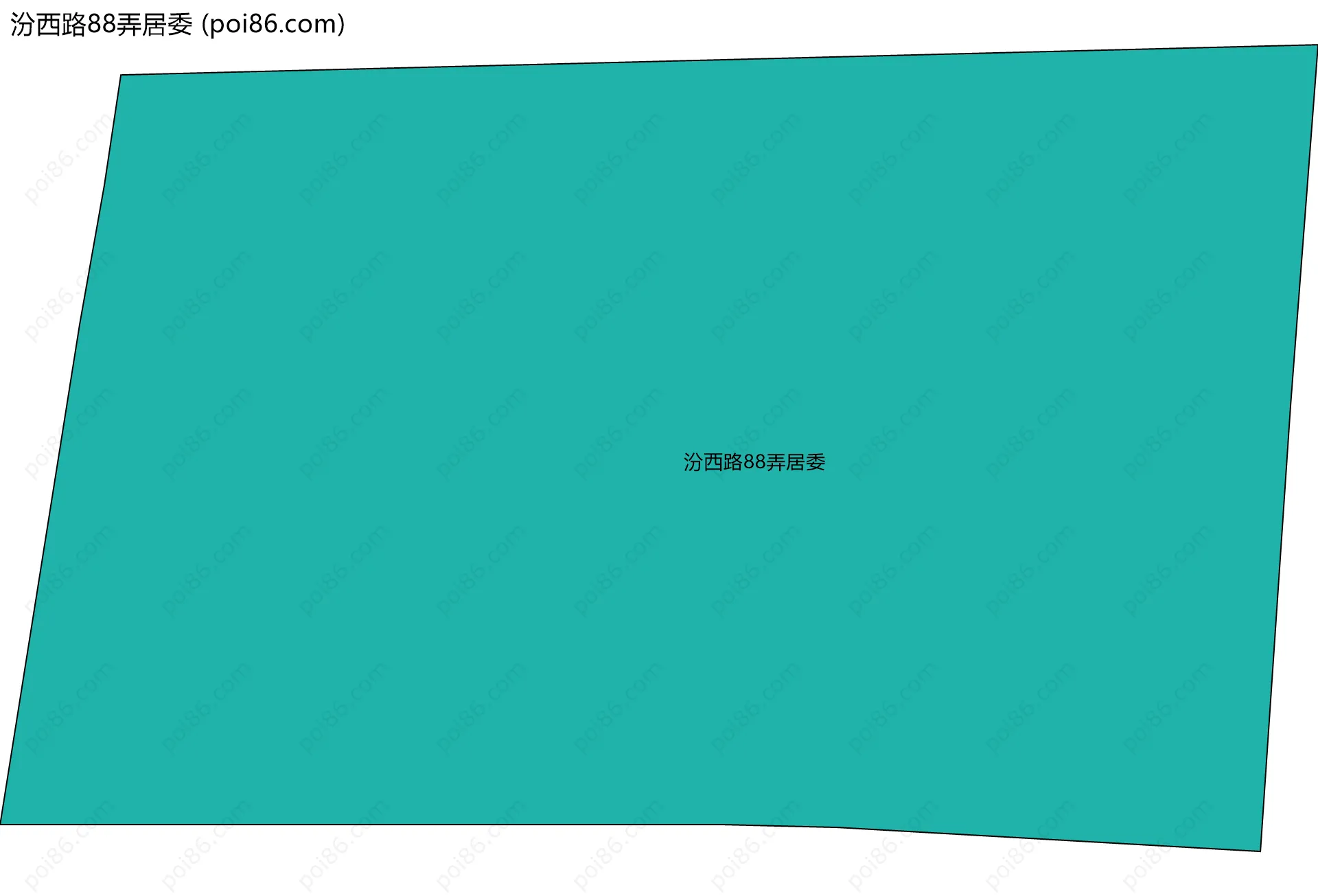 汾西路88弄居委边界地图