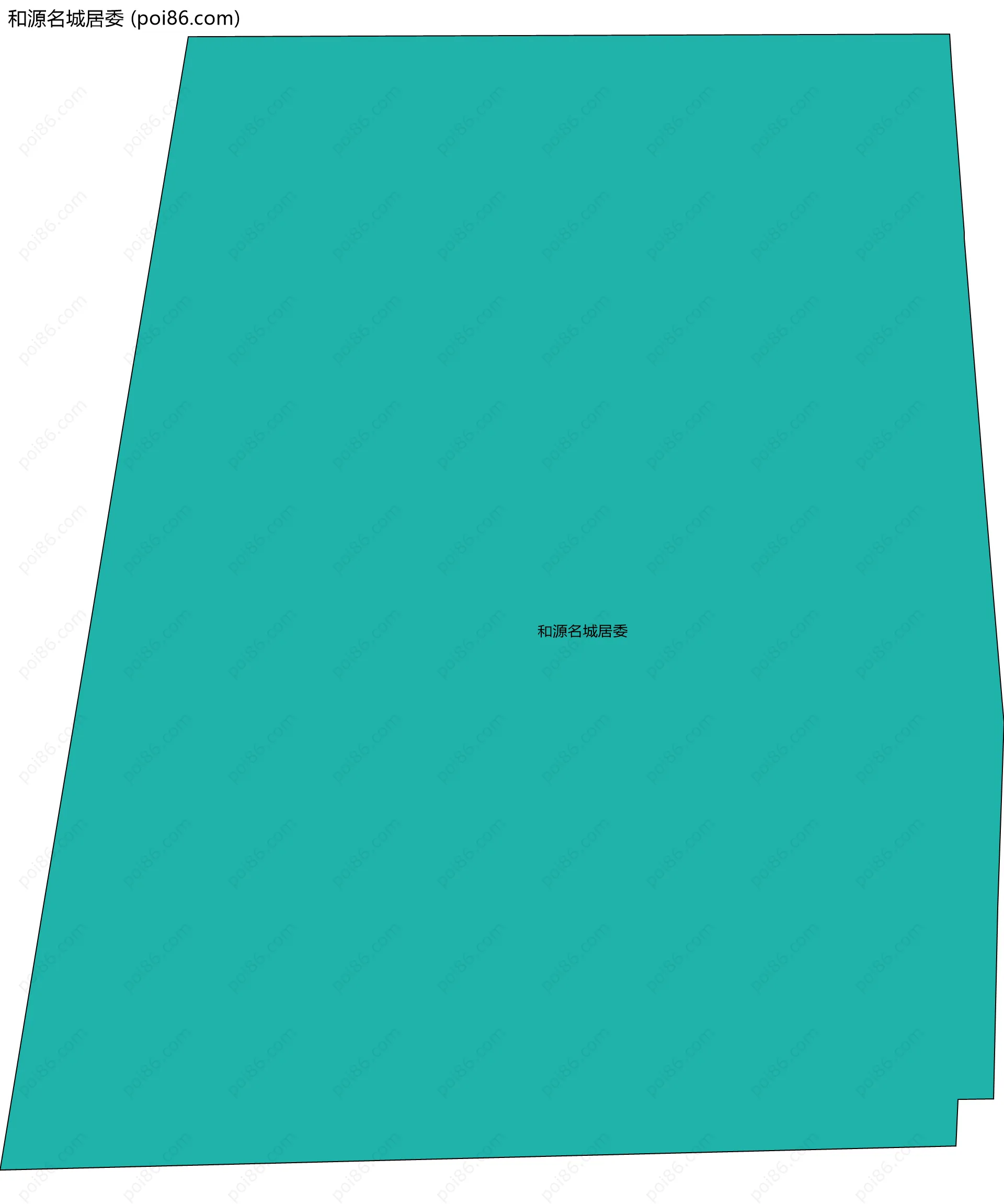 和源名城居委边界地图