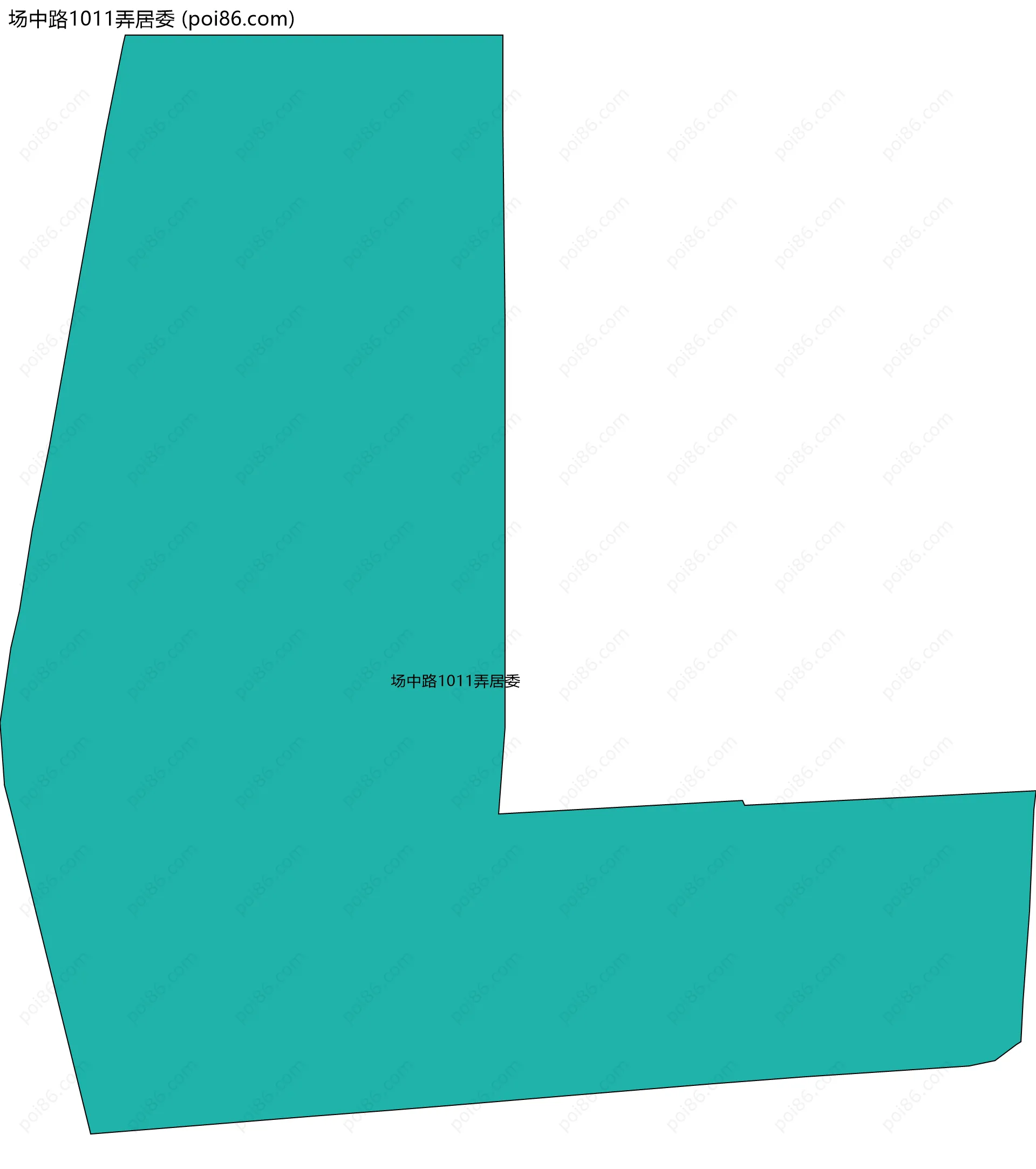 场中路1011弄居委边界地图