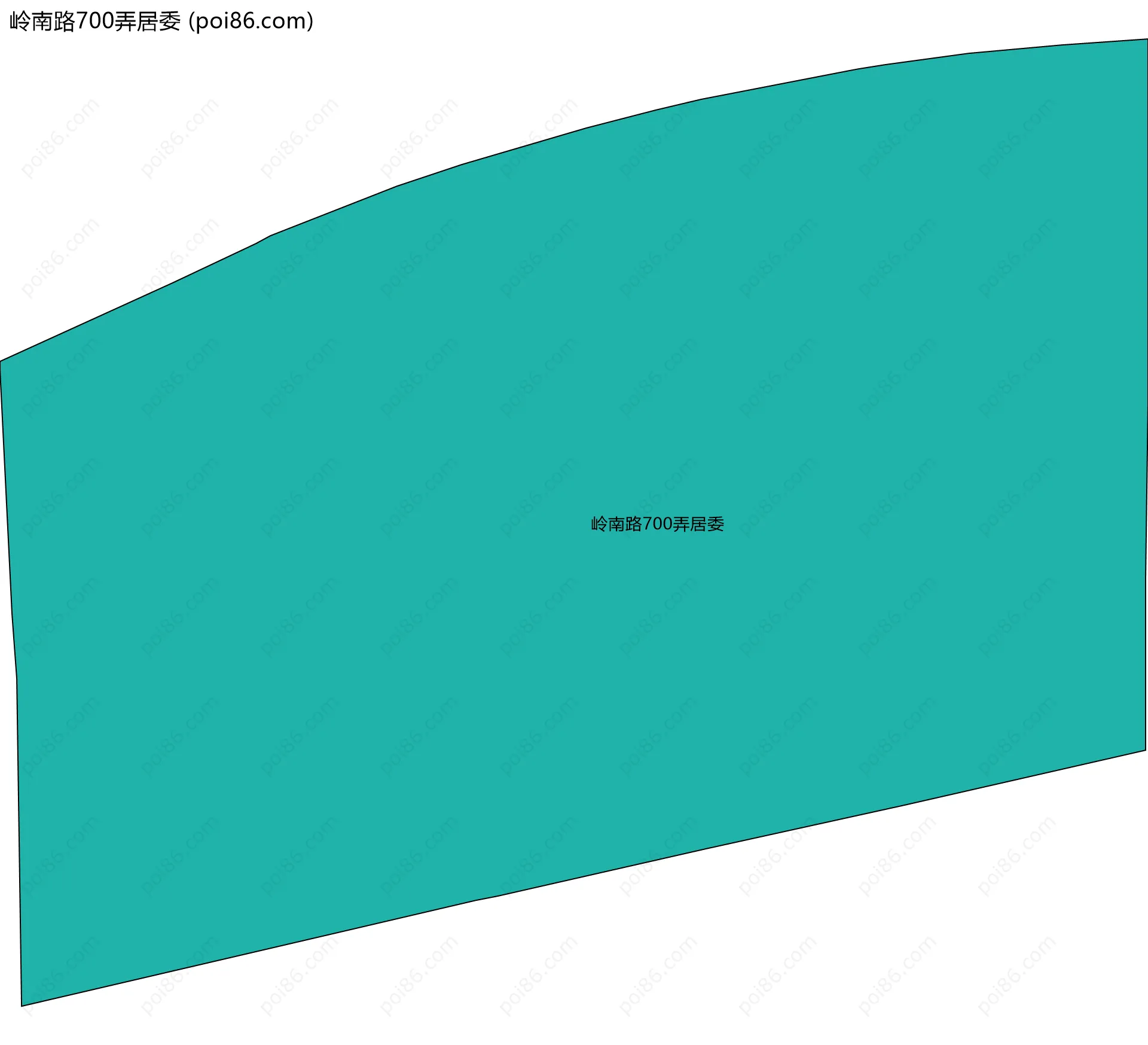 岭南路700弄居委边界地图
