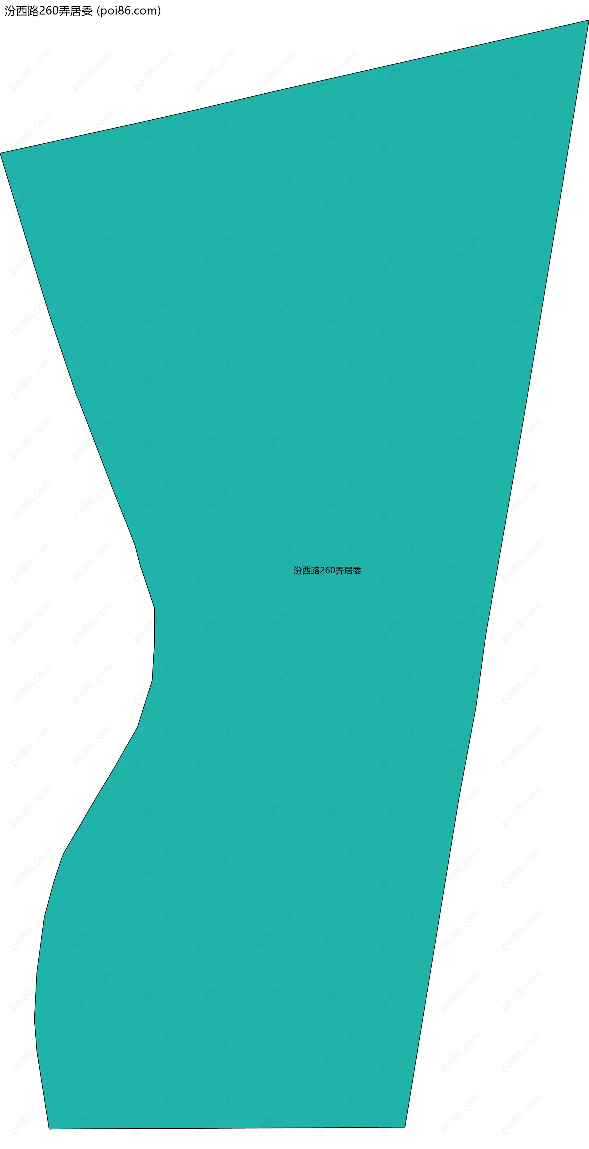 汾西路260弄居委边界地图