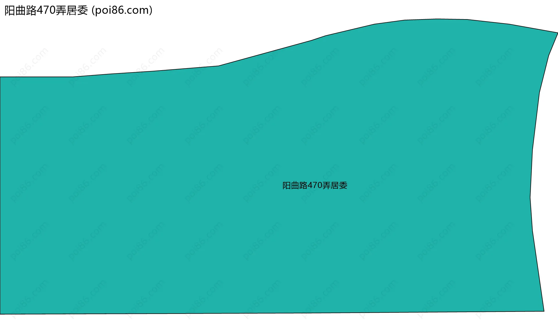 阳曲路470弄居委边界地图