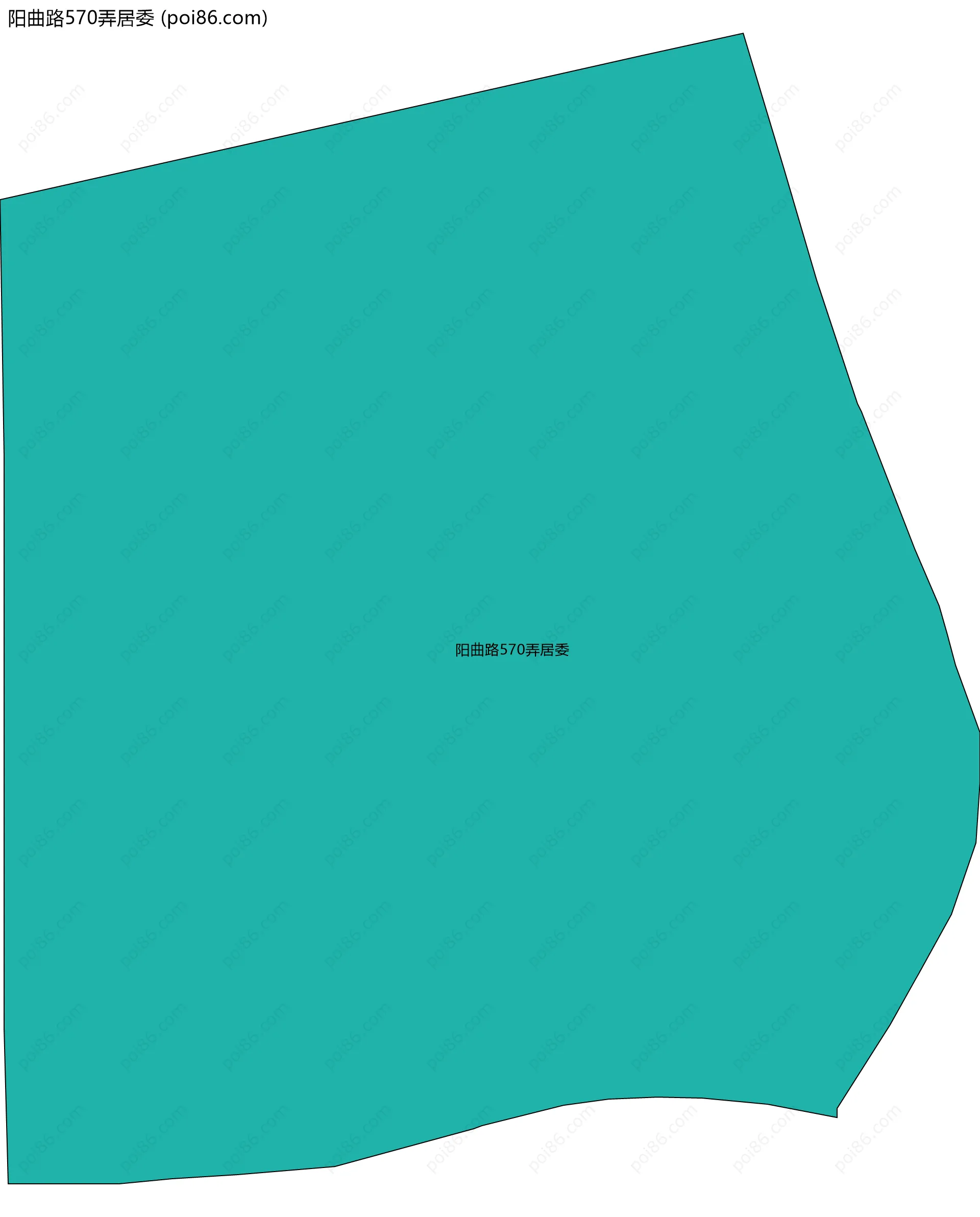 阳曲路570弄居委边界地图