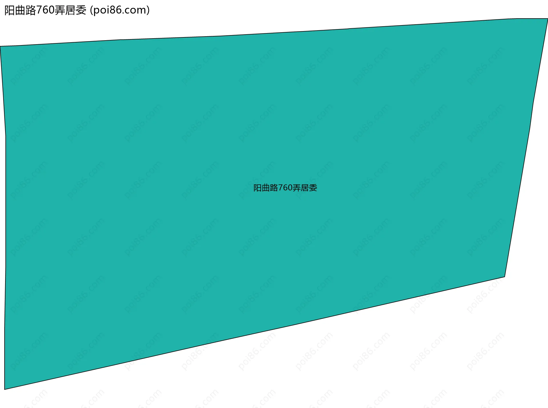阳曲路760弄居委边界地图