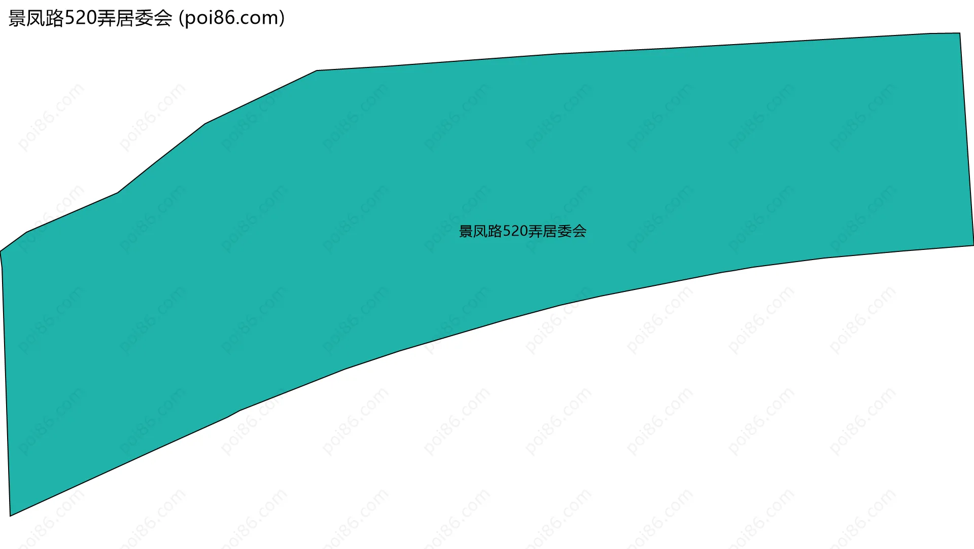 景凤路520弄居委会边界地图