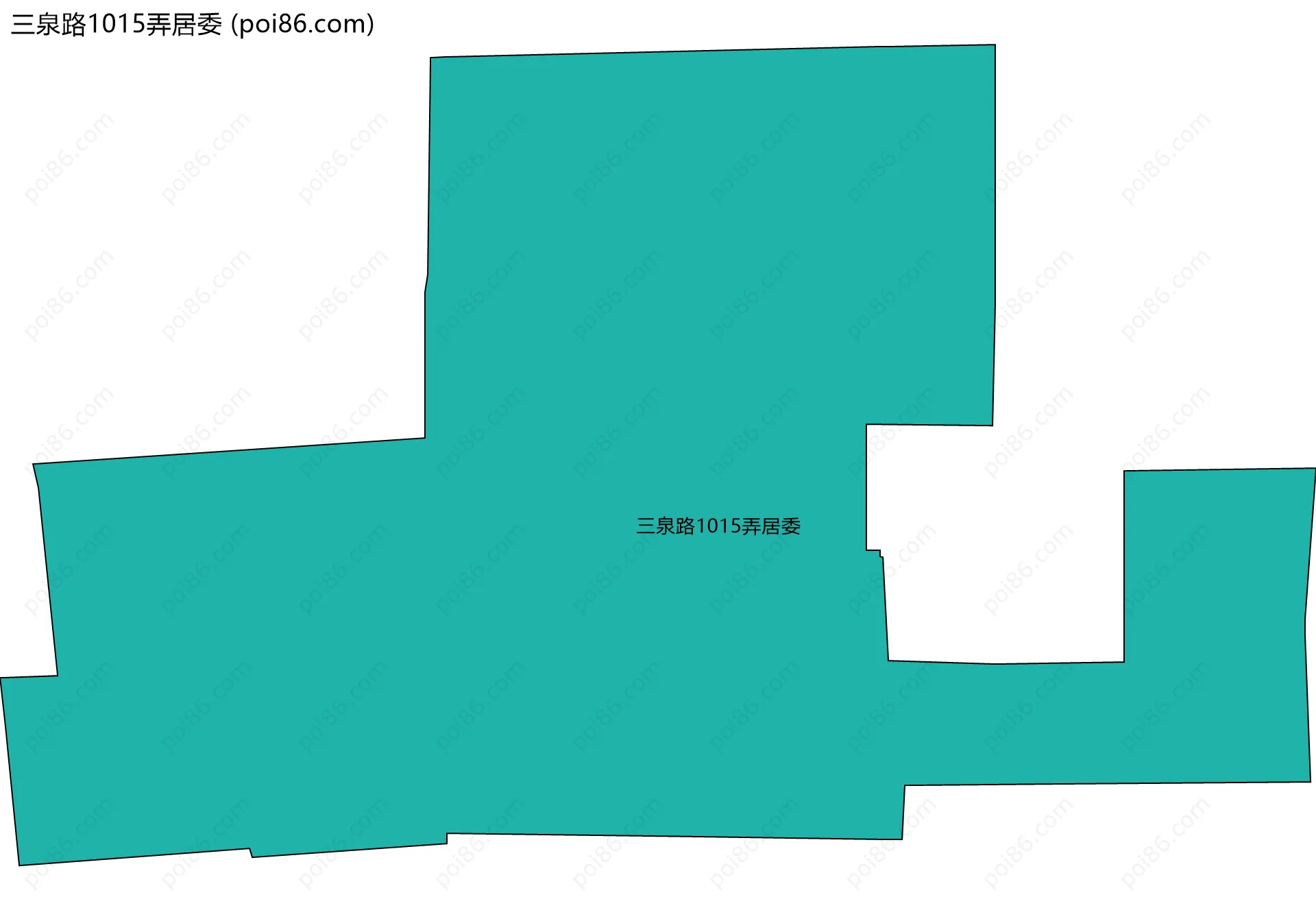 三泉路1015弄居委边界地图