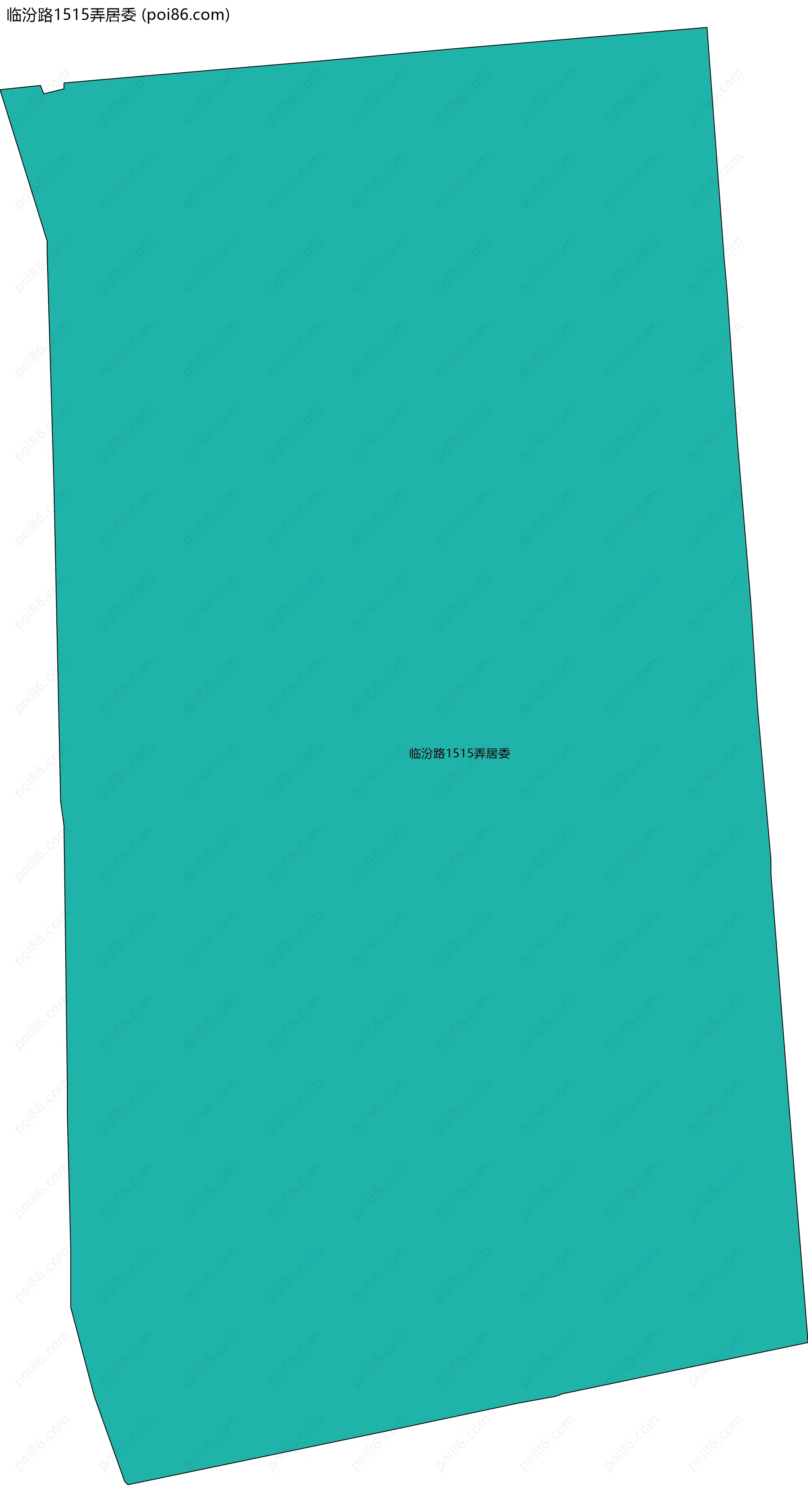 临汾路1515弄居委边界地图