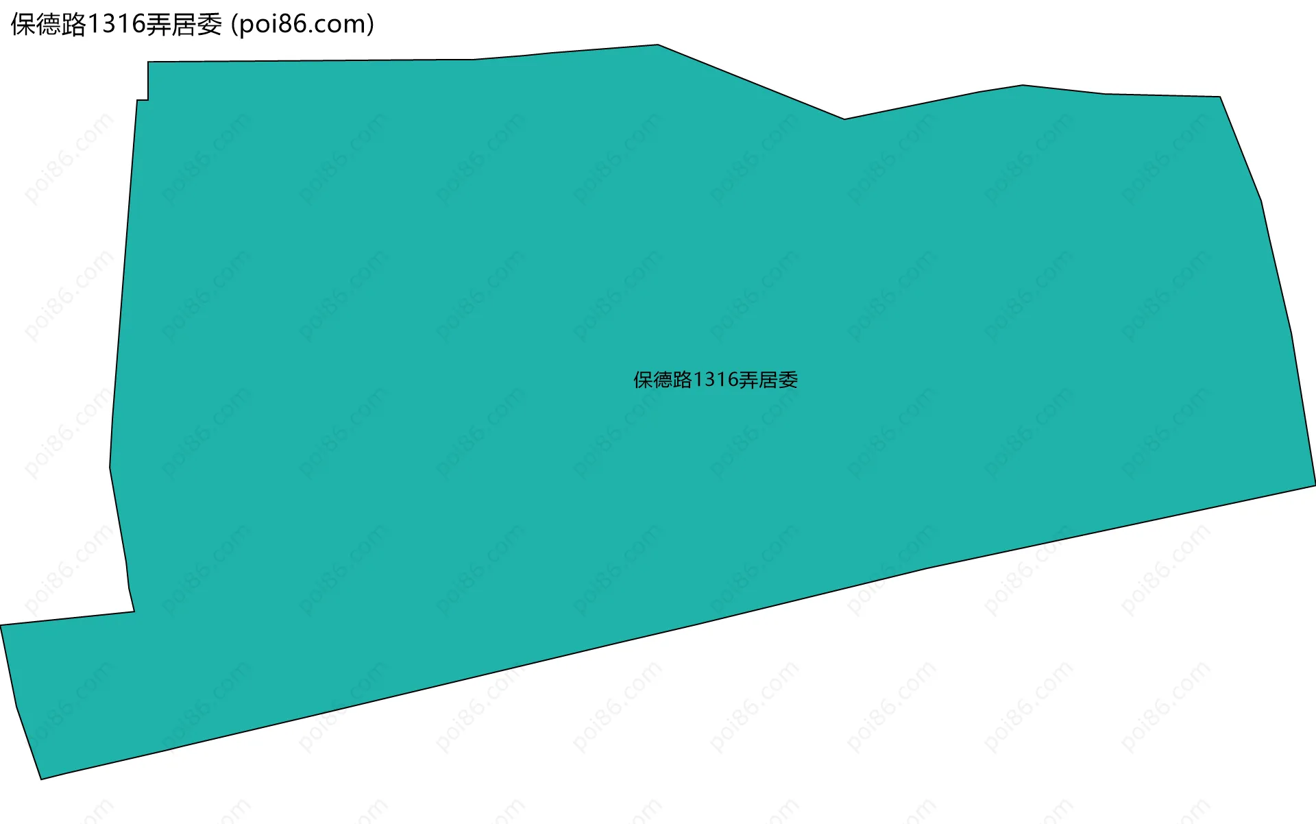 保德路1316弄居委边界地图