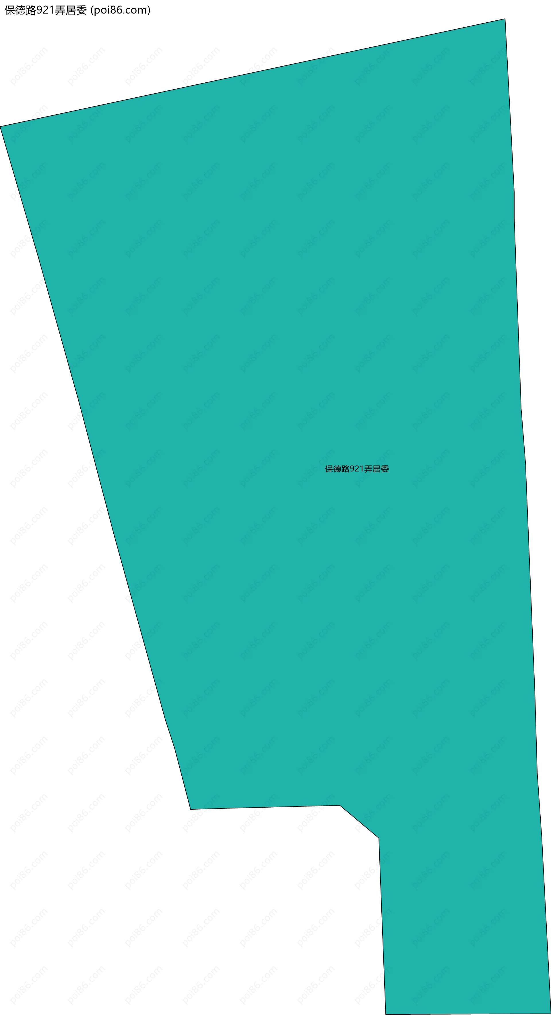 保德路921弄居委边界地图