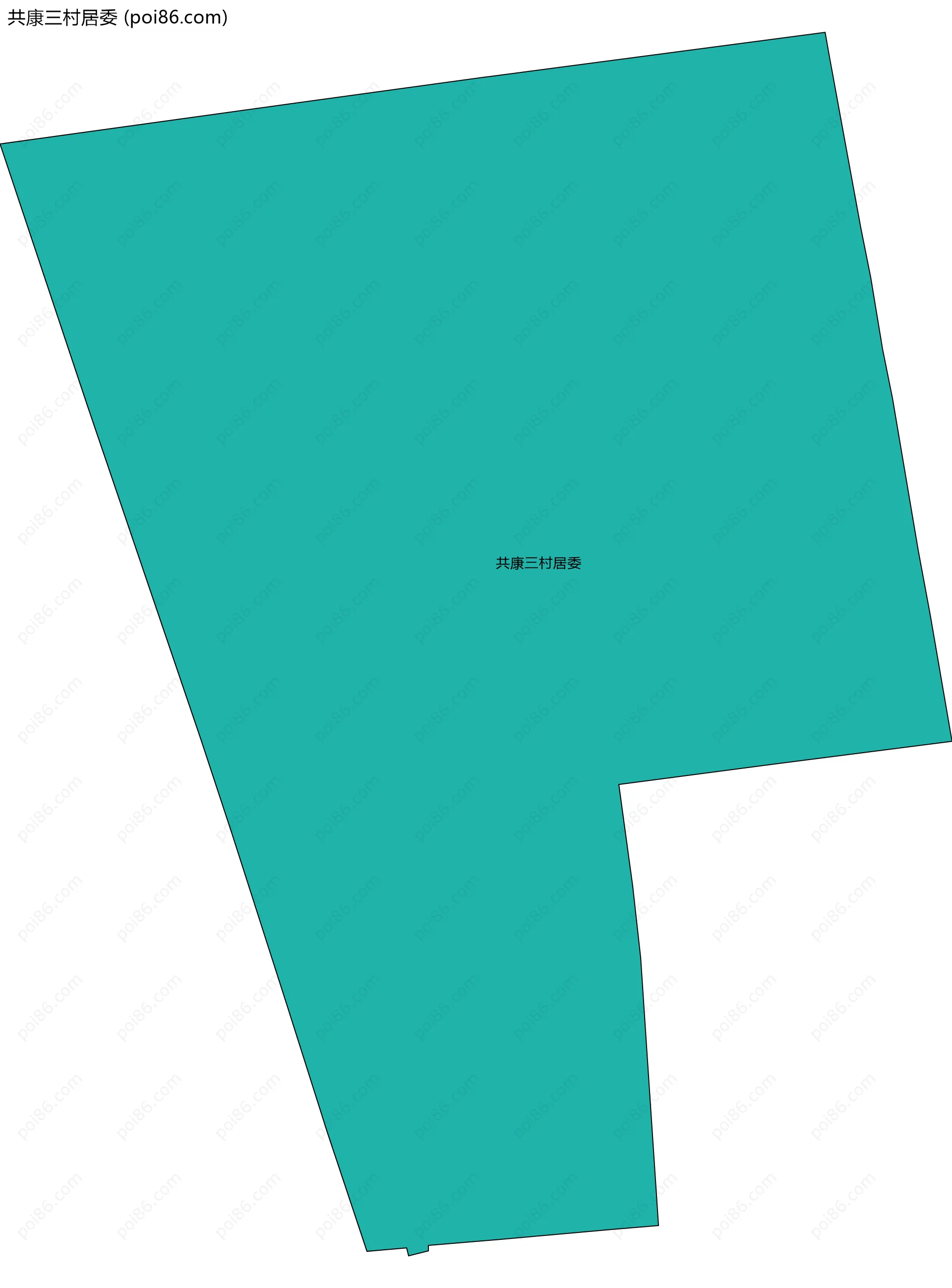 共康三村居委边界地图