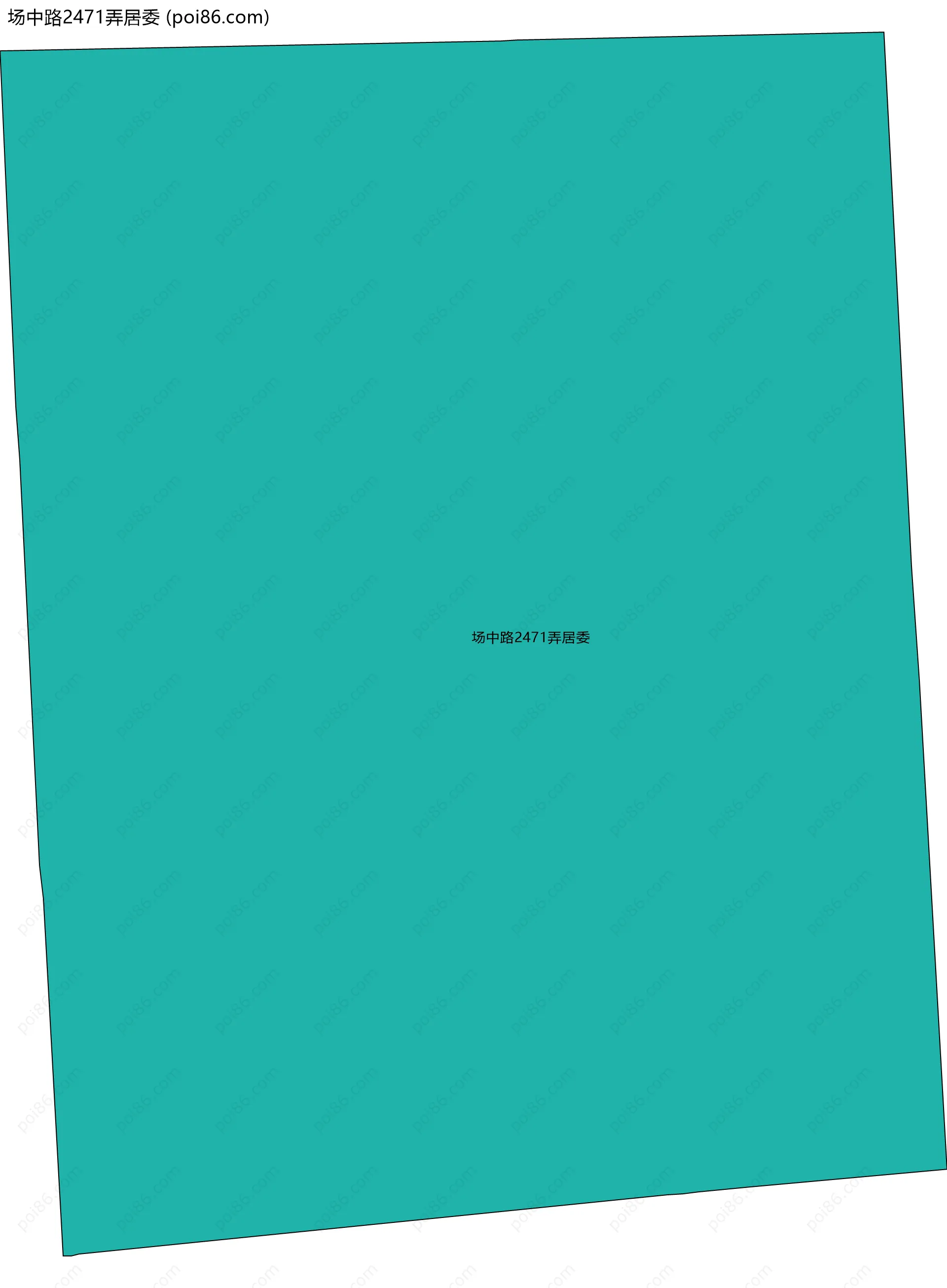 场中路2471弄居委边界地图