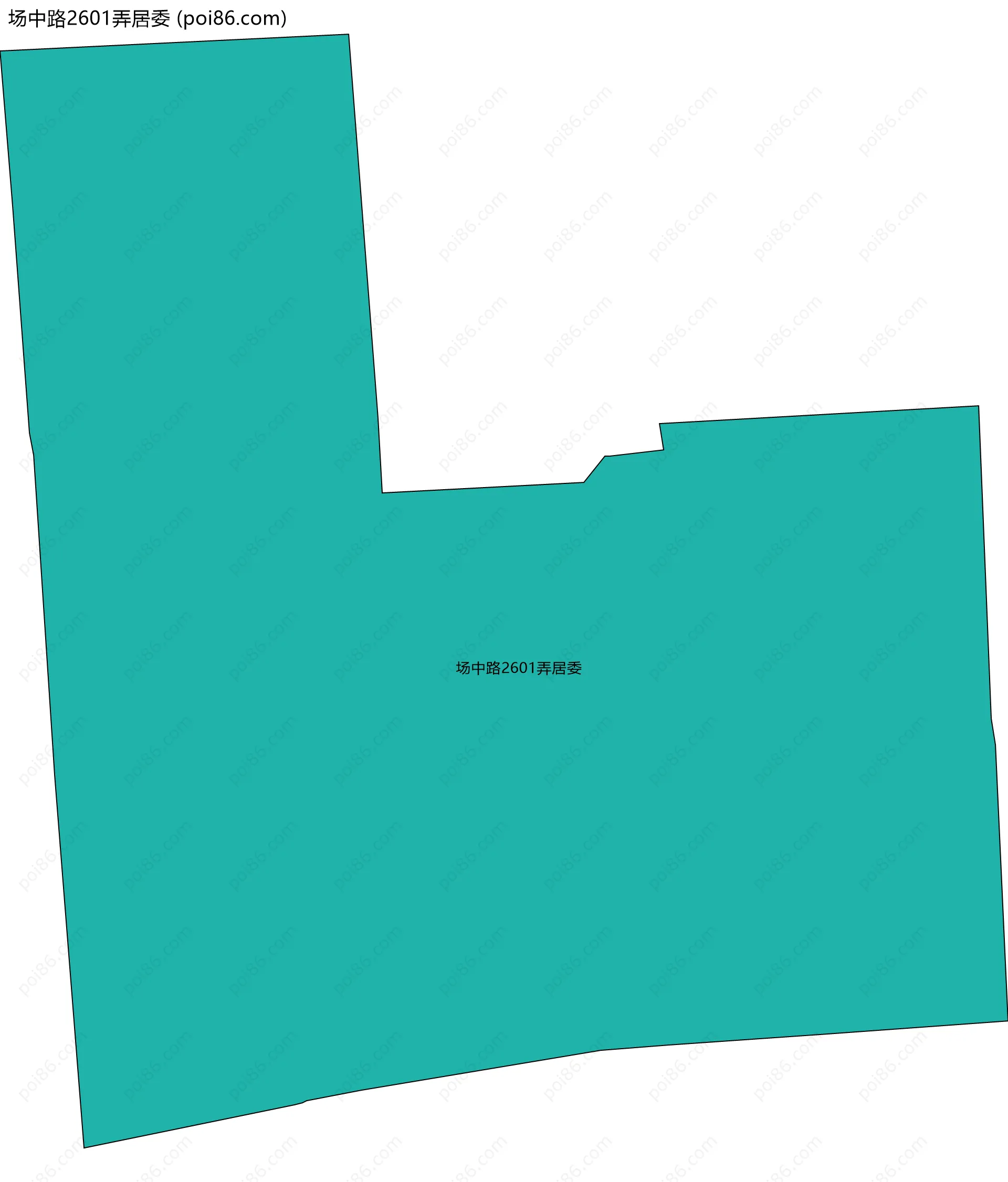 场中路2601弄居委边界地图