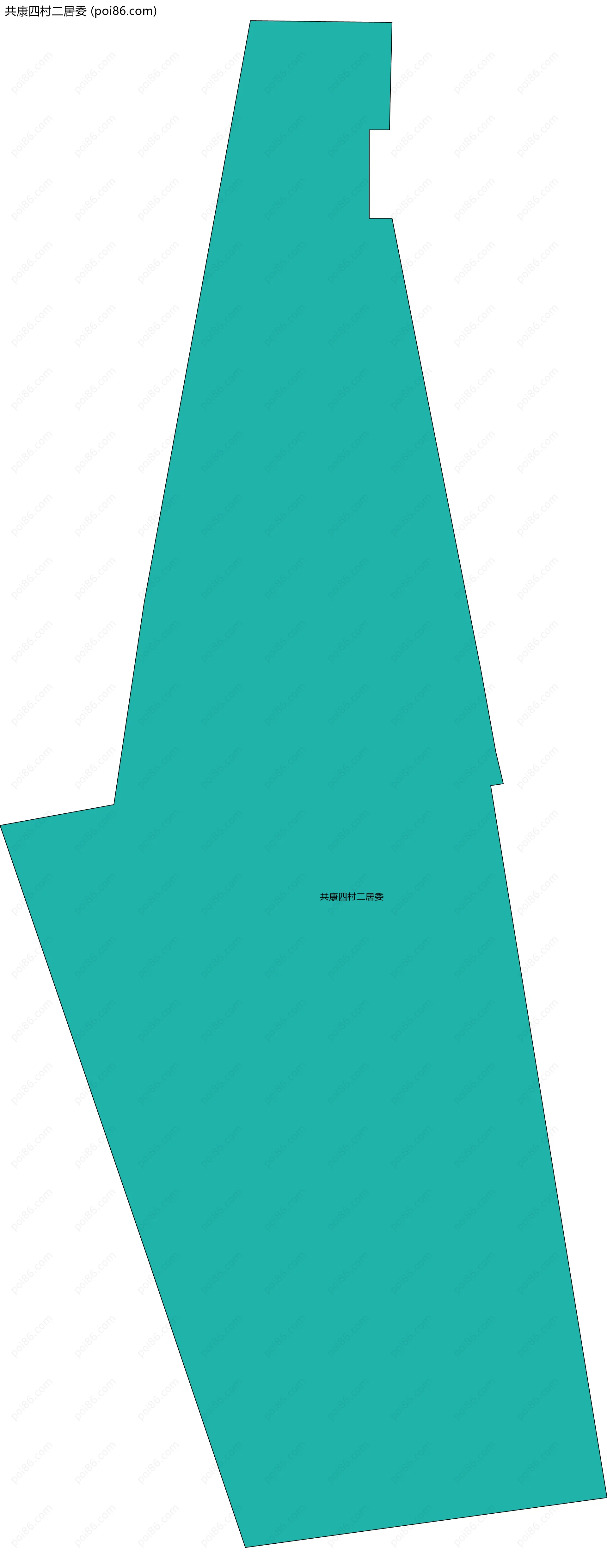 共康四村二居委边界地图