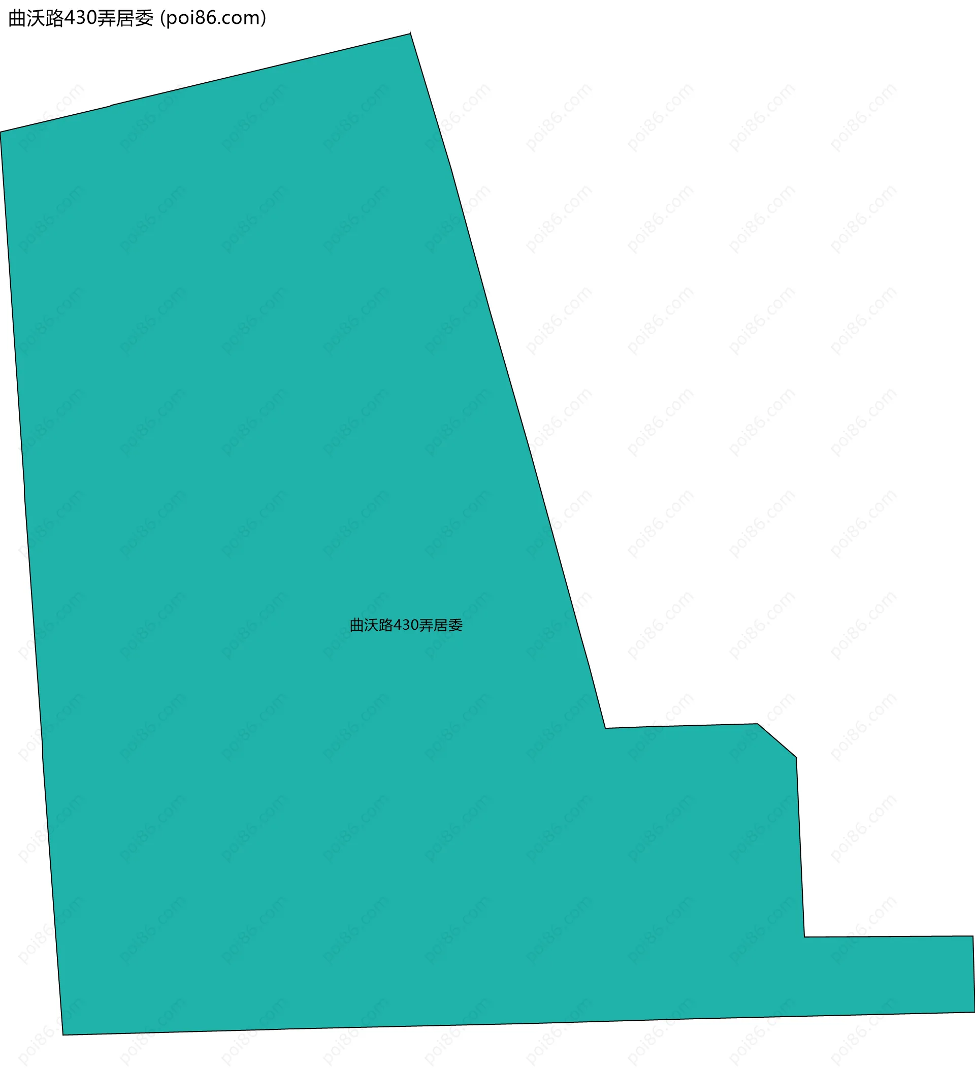 曲沃路430弄居委边界地图