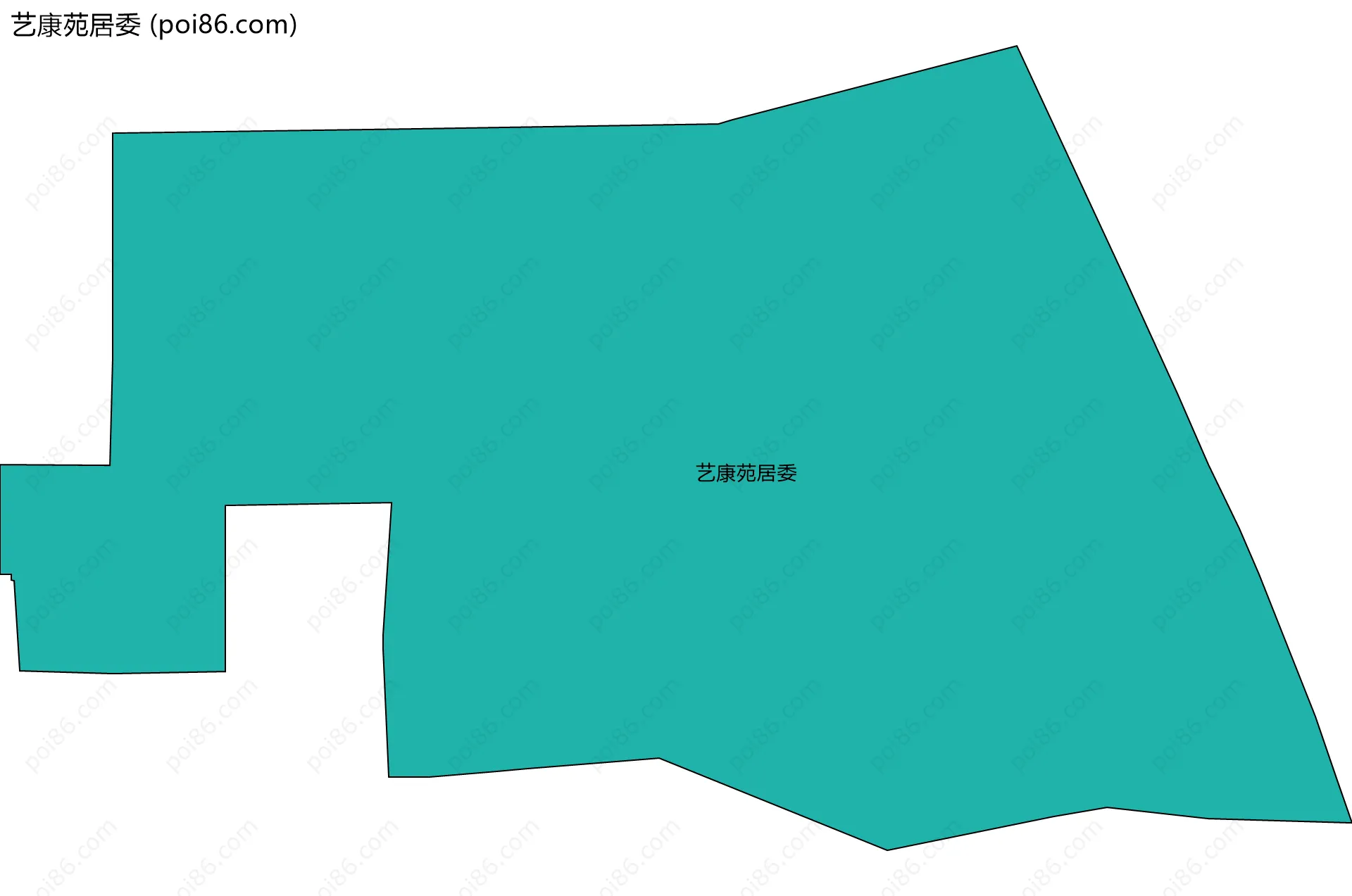 艺康苑居委边界地图
