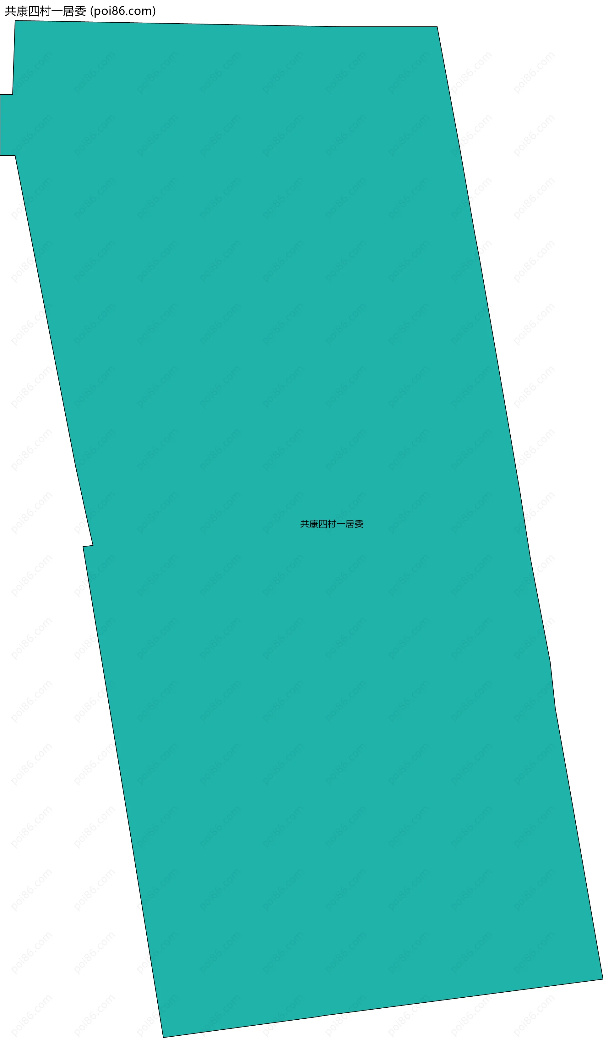 共康四村一居委边界地图