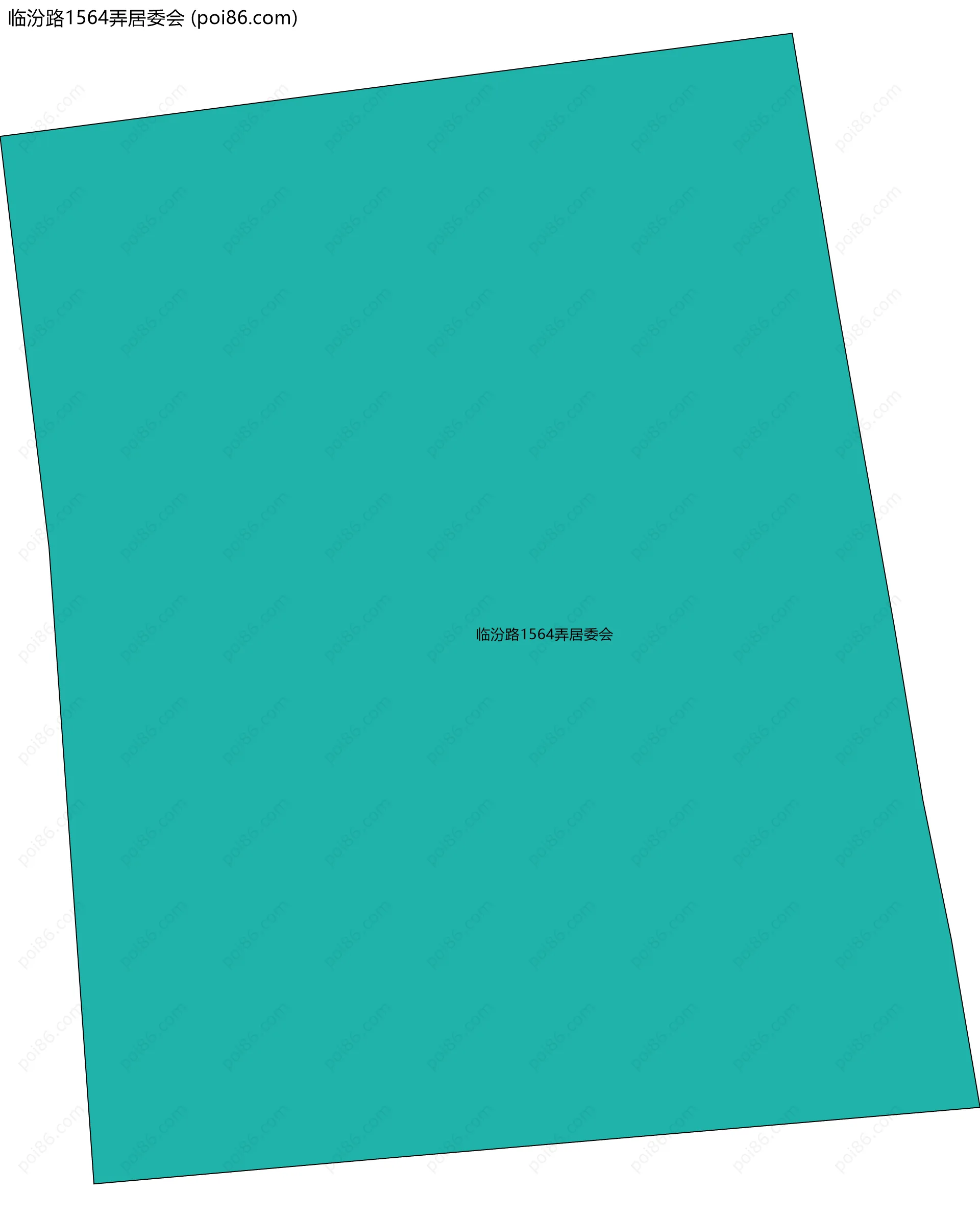 临汾路1564弄居委会边界地图