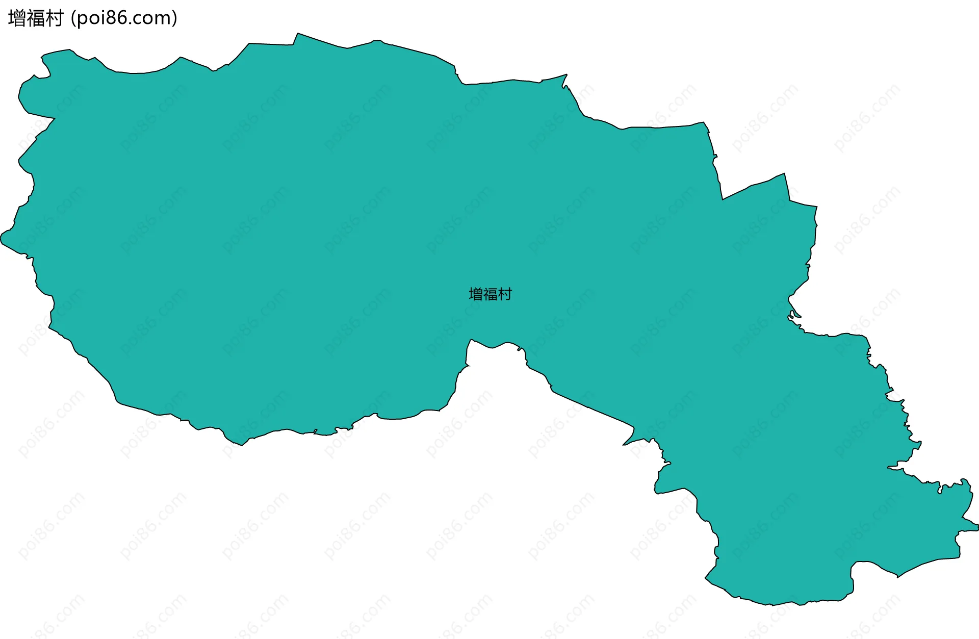 增福村边界地图