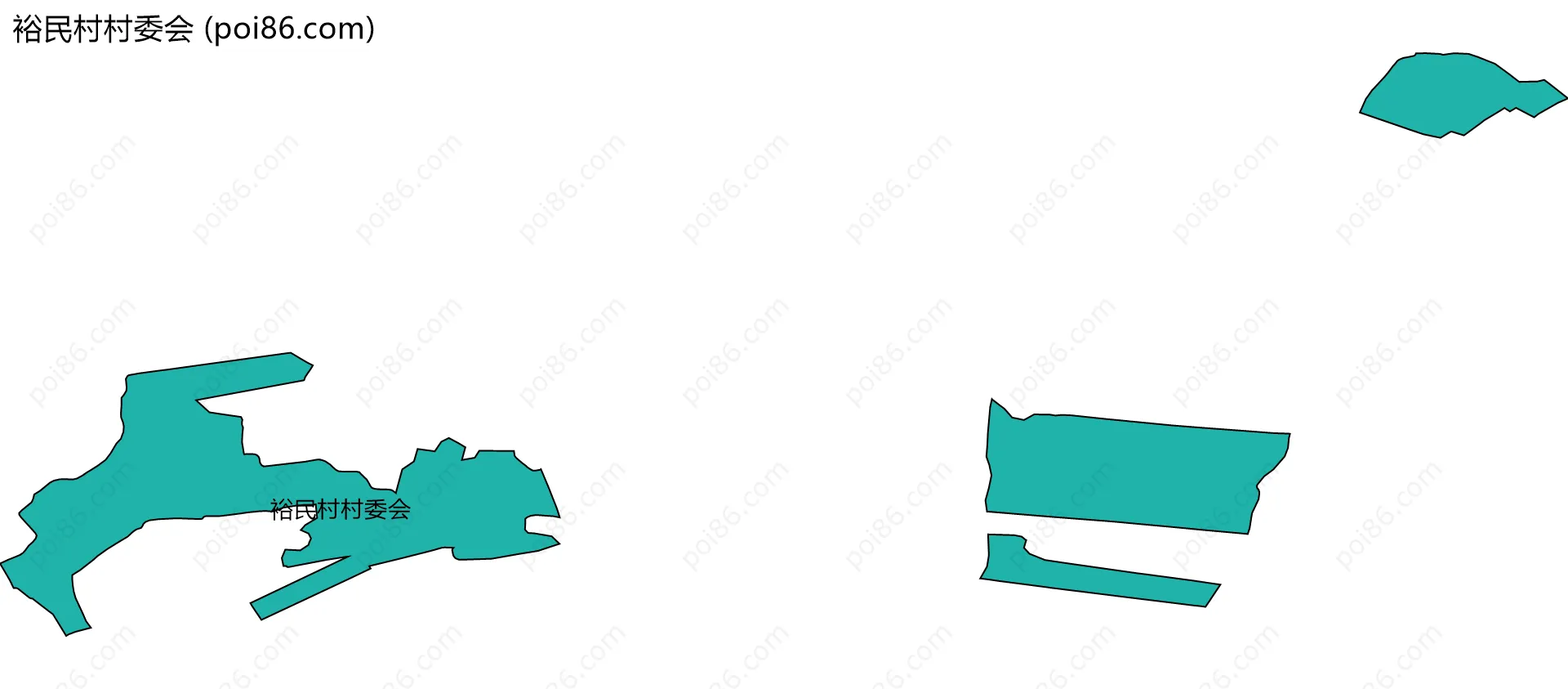 裕民村村委会边界地图