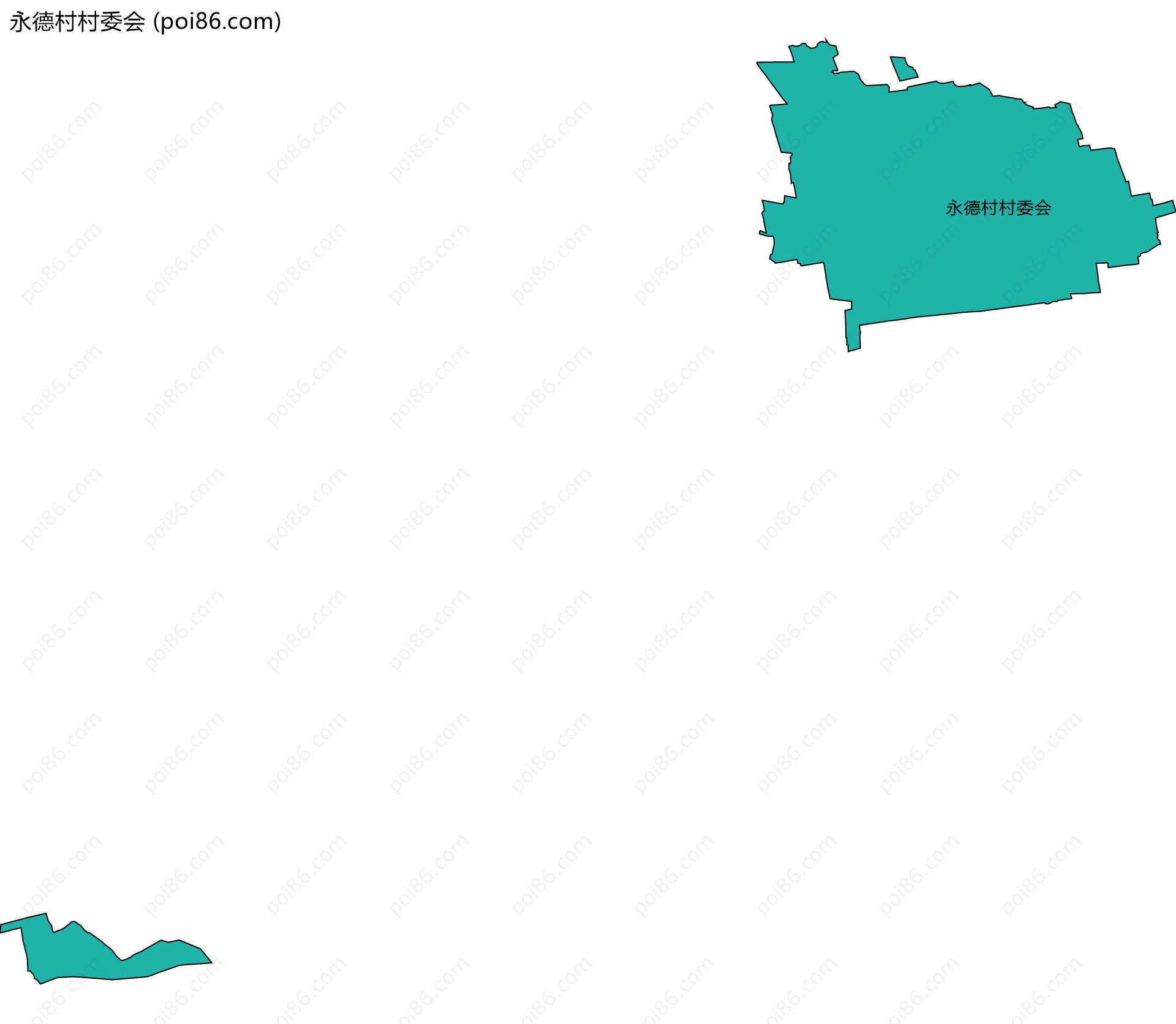 永德村村委会边界地图