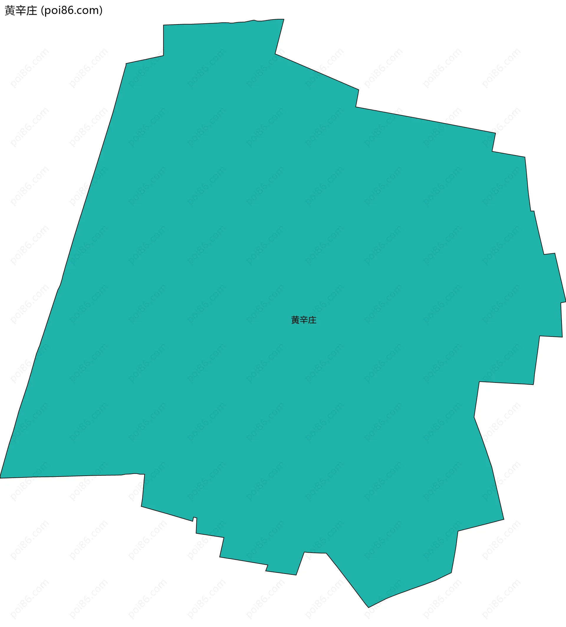 黄辛庄边界地图