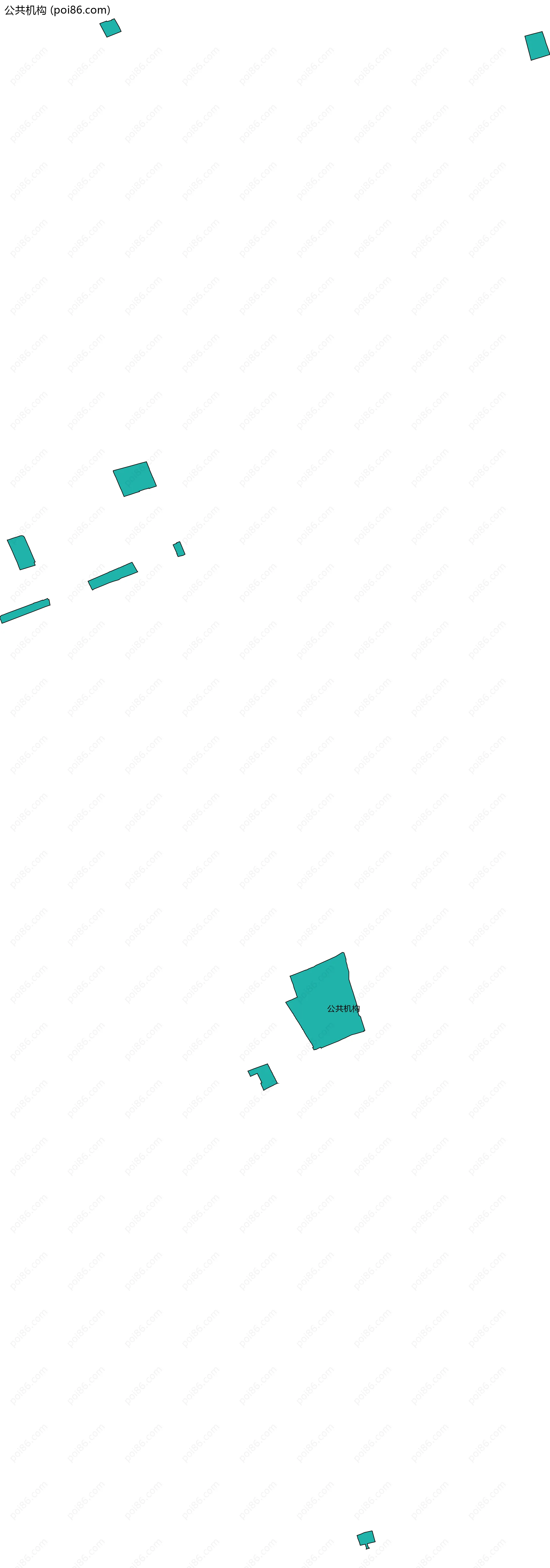 公共机构边界地图