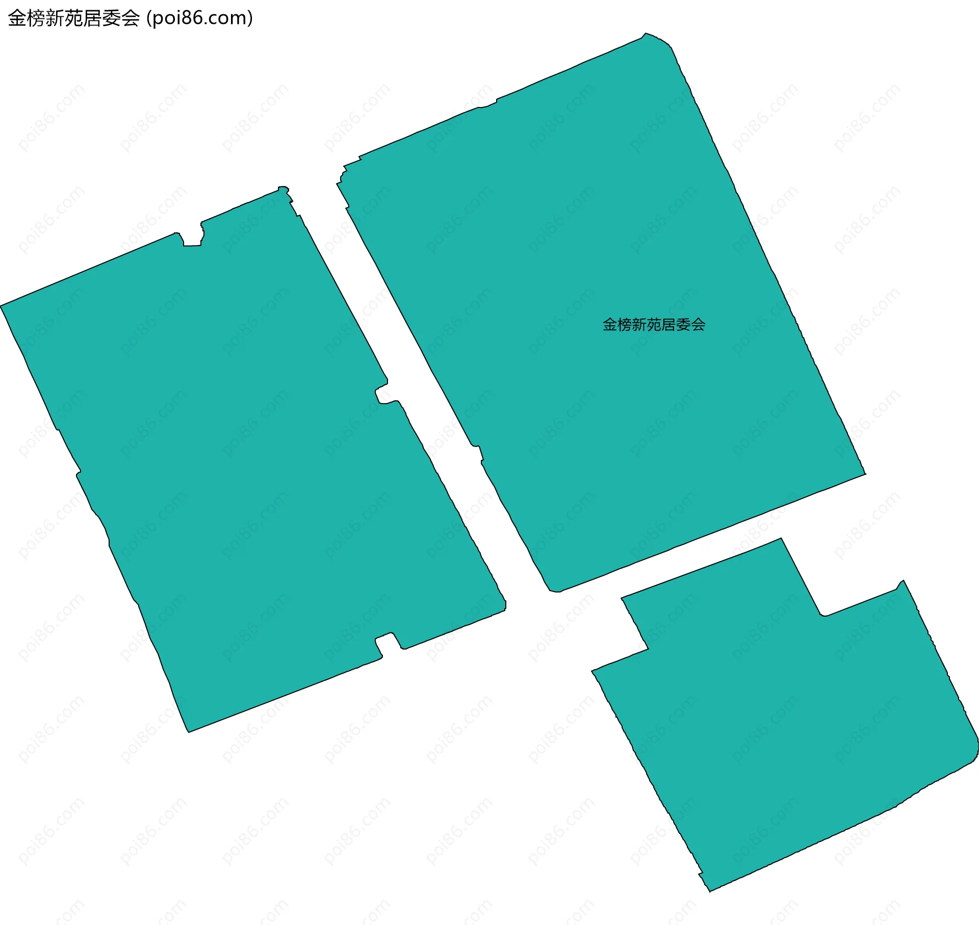 金榜新苑居委会边界地图