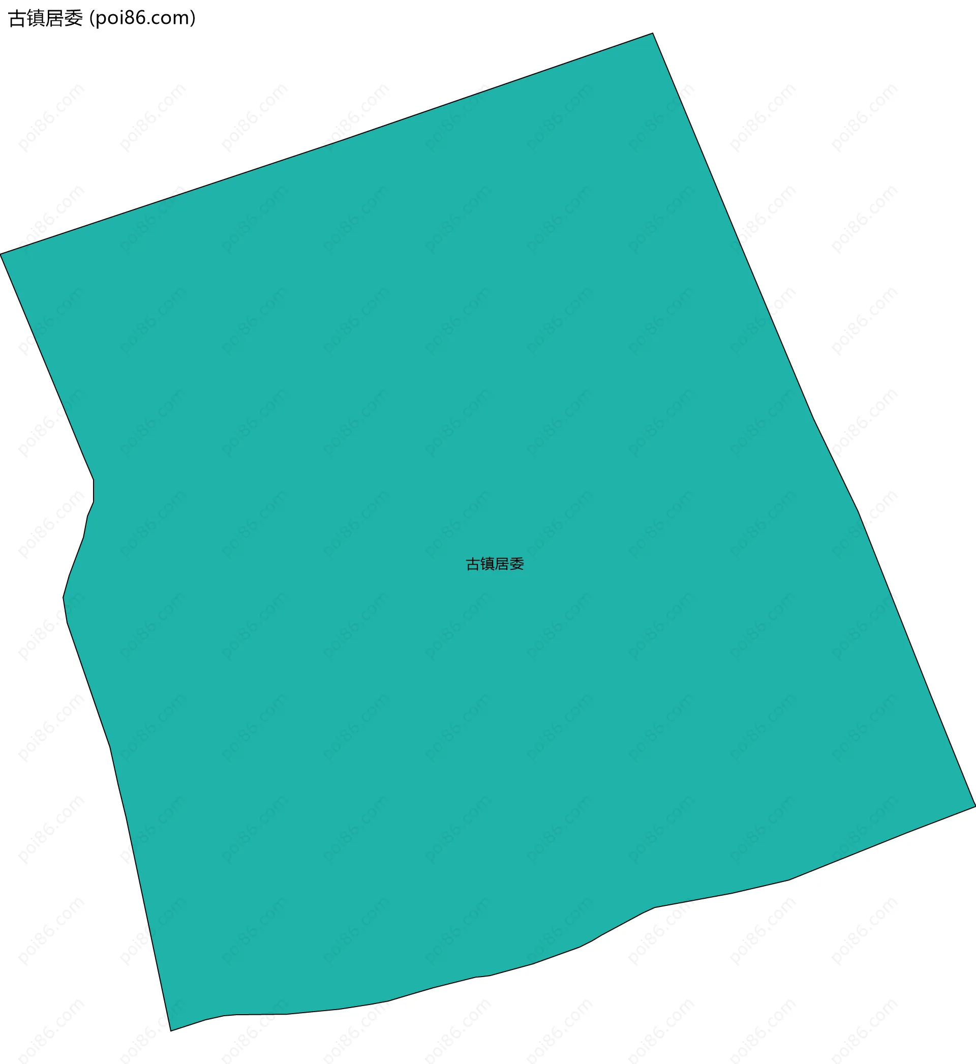 古镇居委边界地图