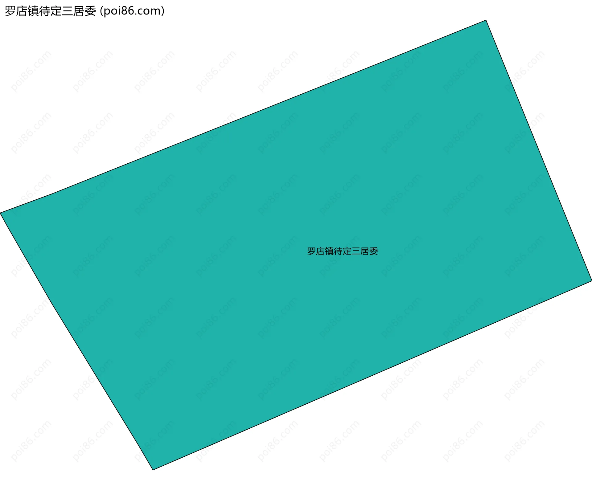 罗店镇待定三居委边界地图