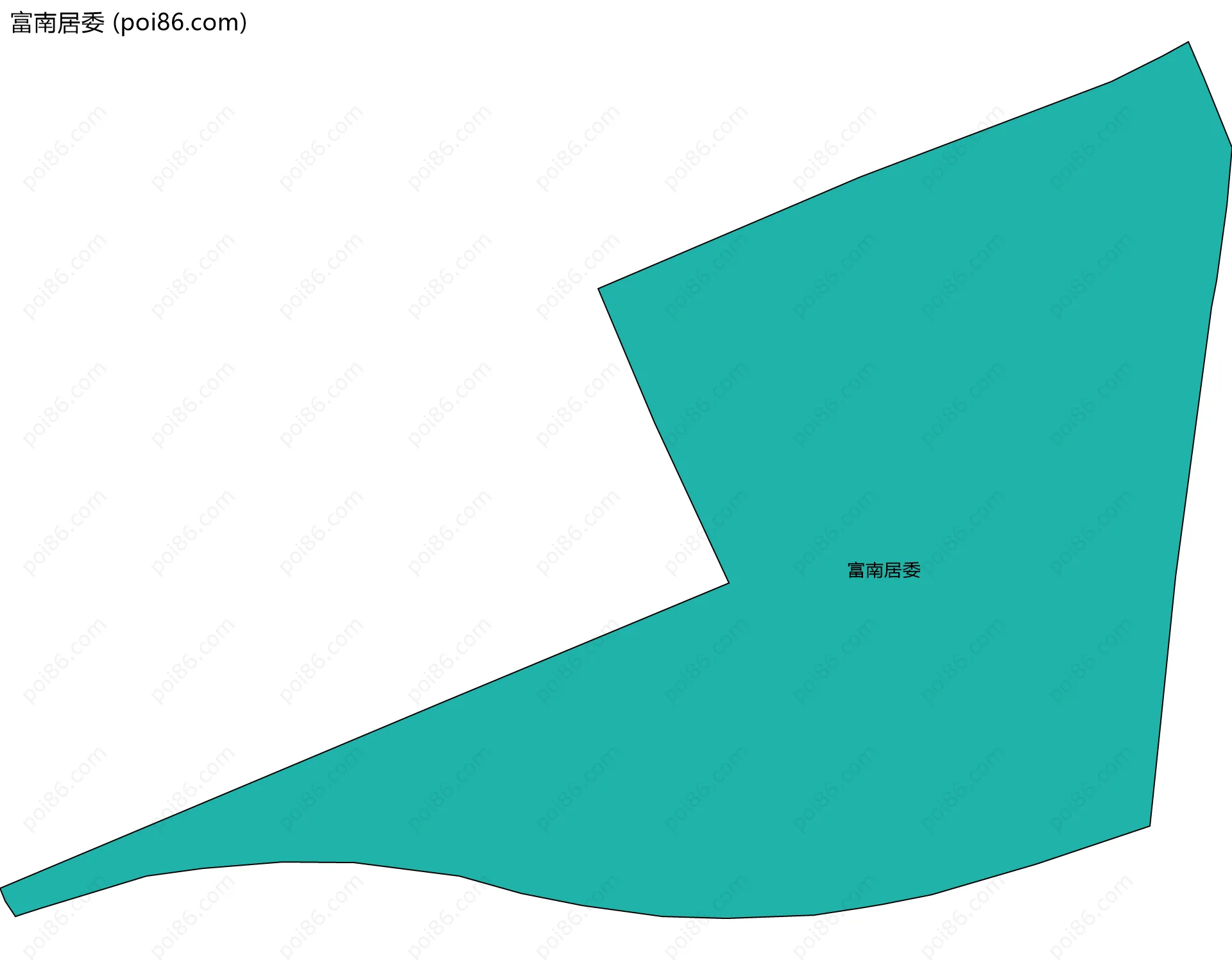 富南居委边界地图
