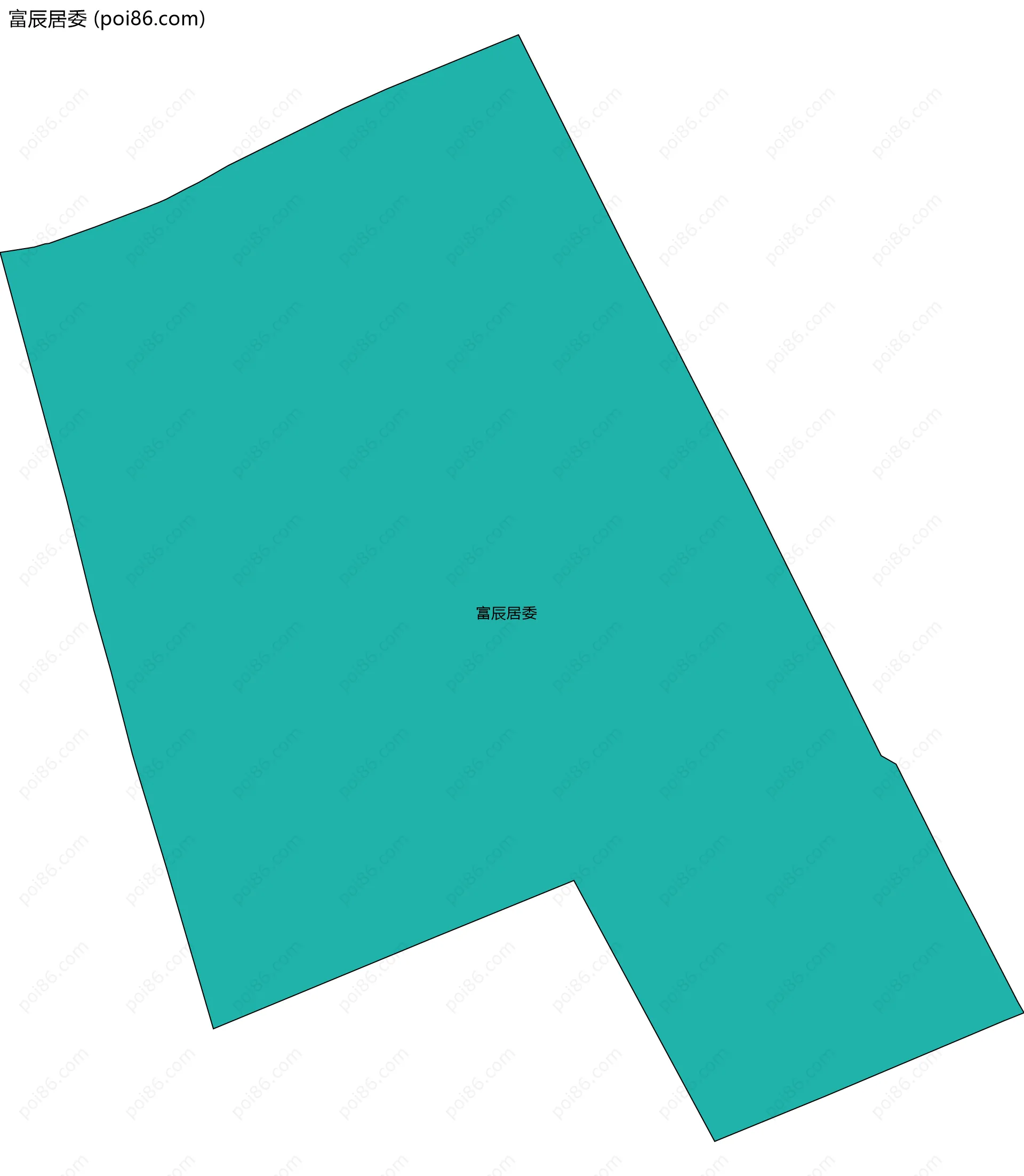 富辰居委边界地图