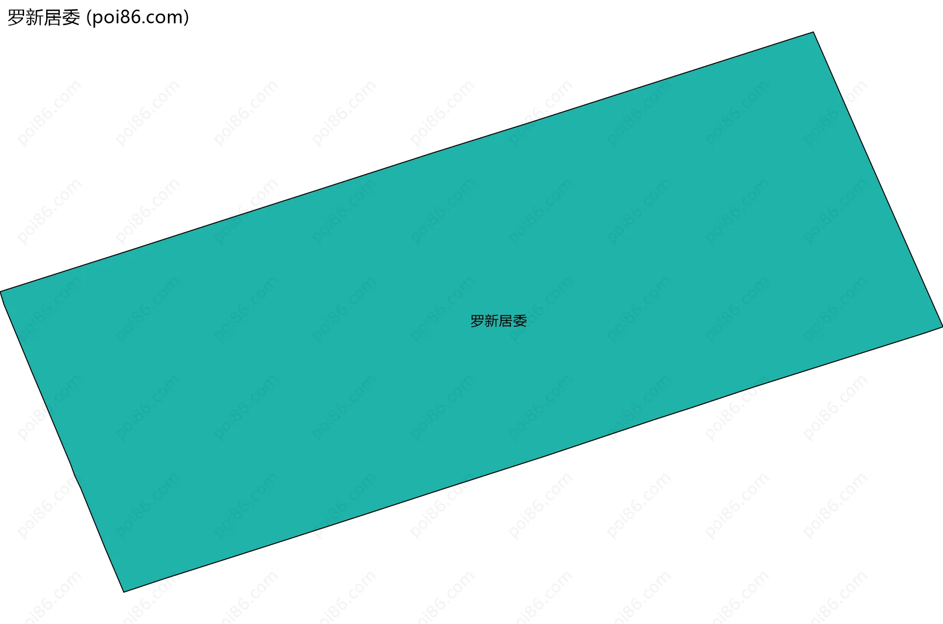 罗新居委边界地图