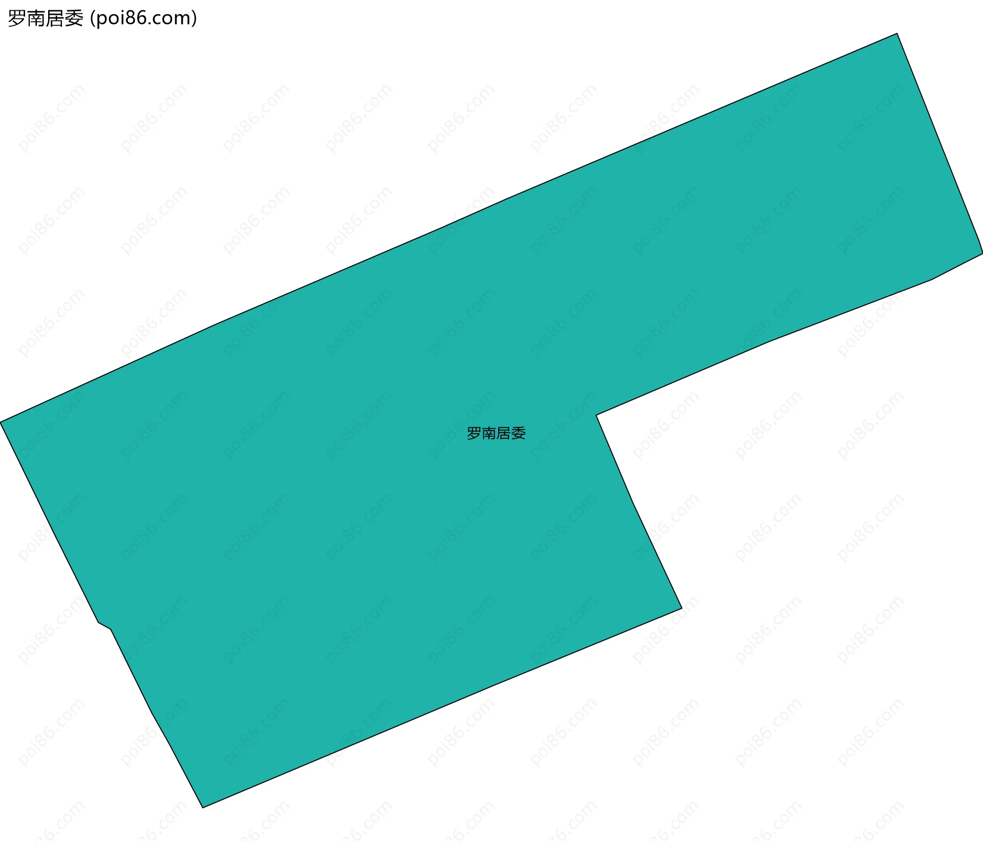 罗南居委边界地图