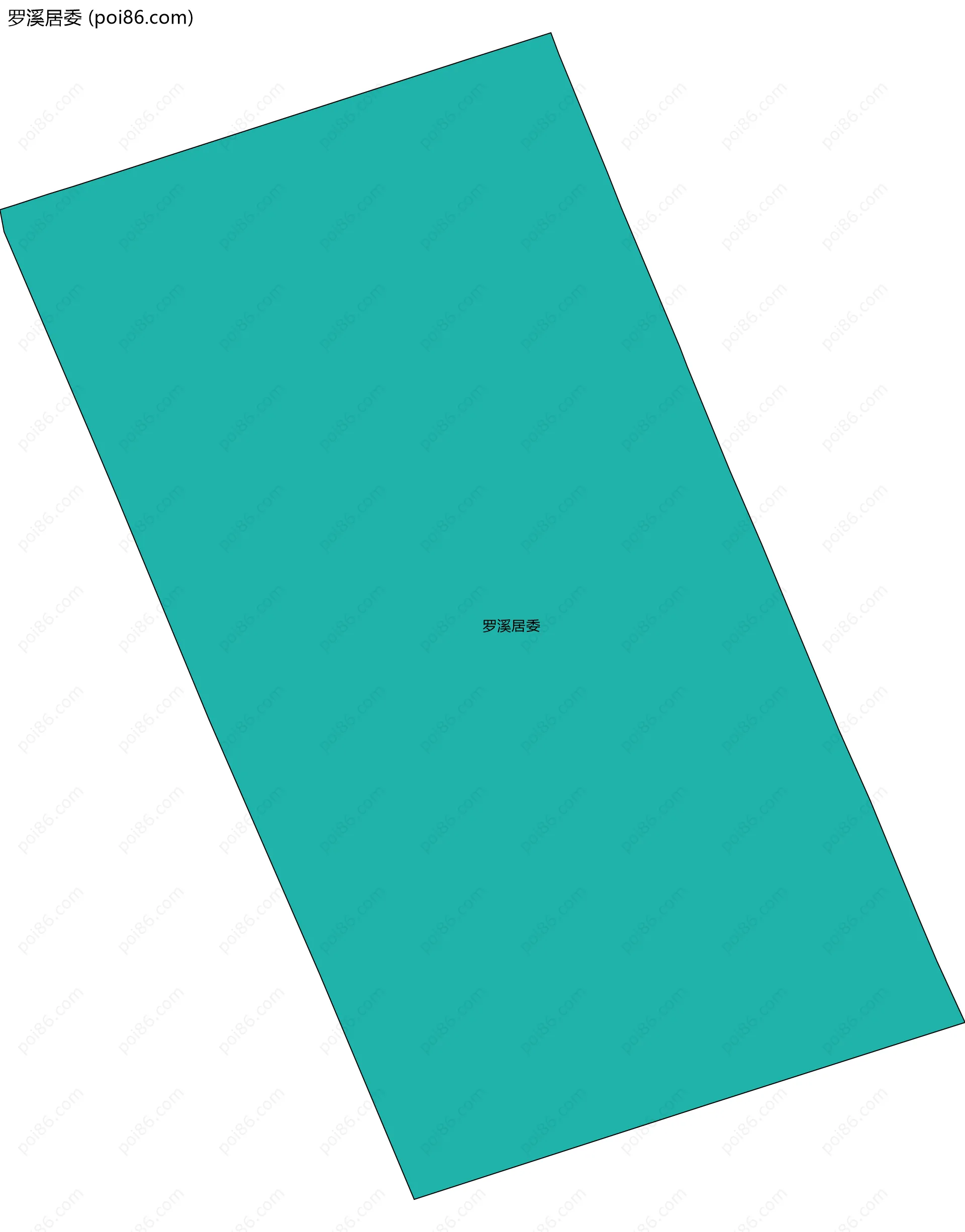 罗溪居委边界地图