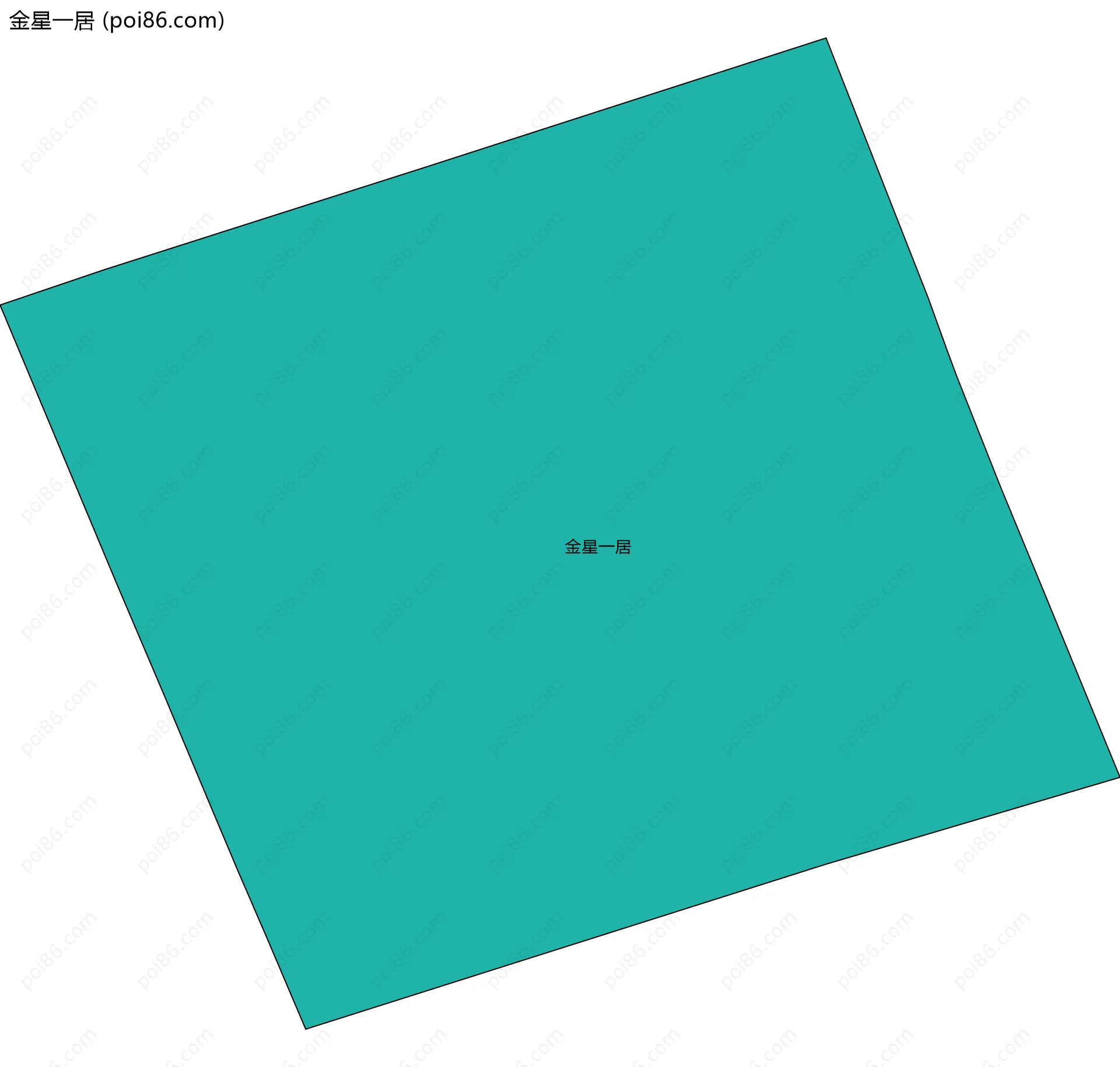 金星一居边界地图