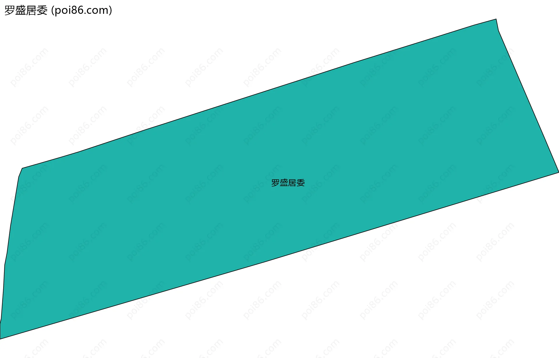 罗盛居委边界地图