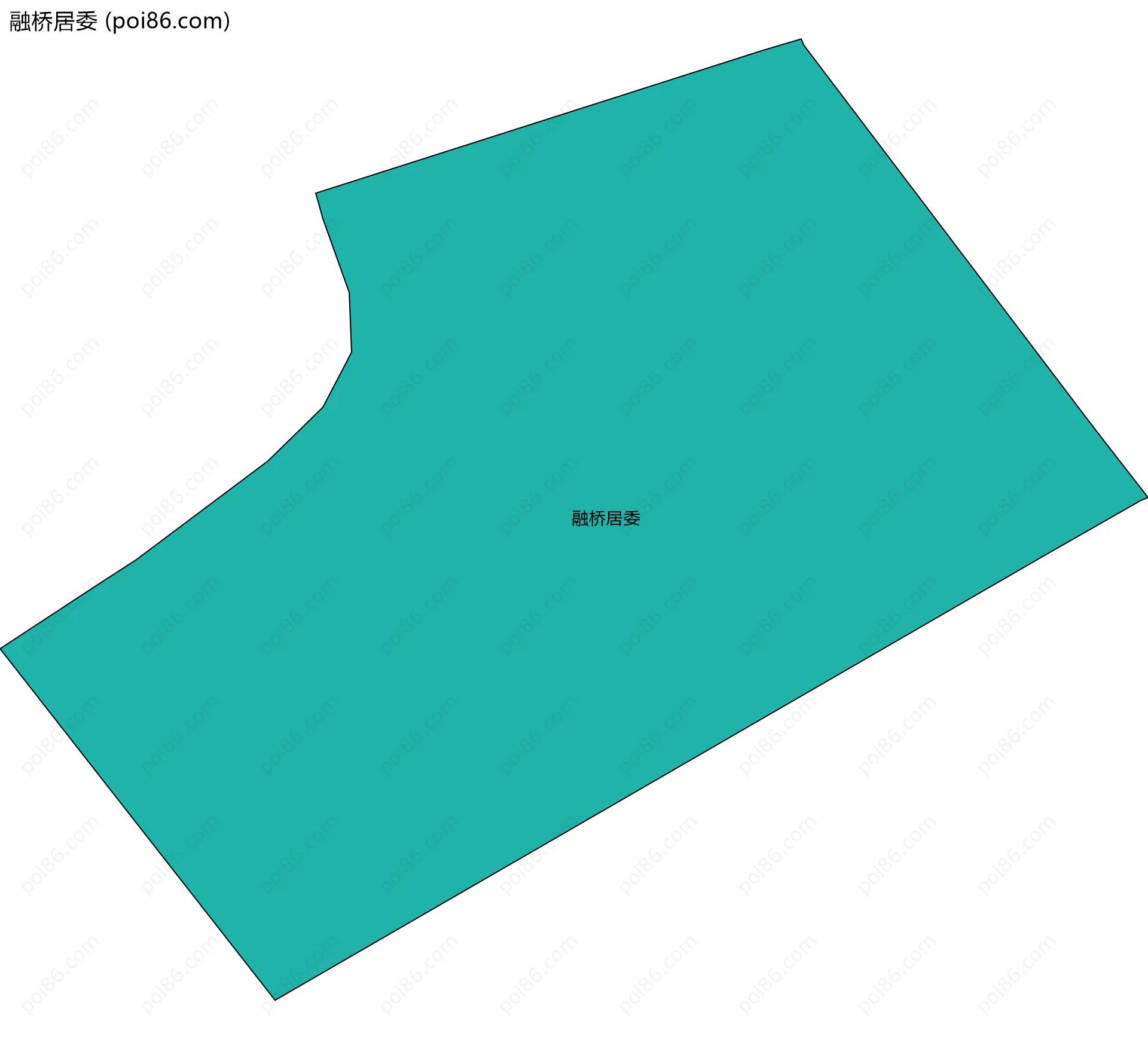 融桥居委边界地图