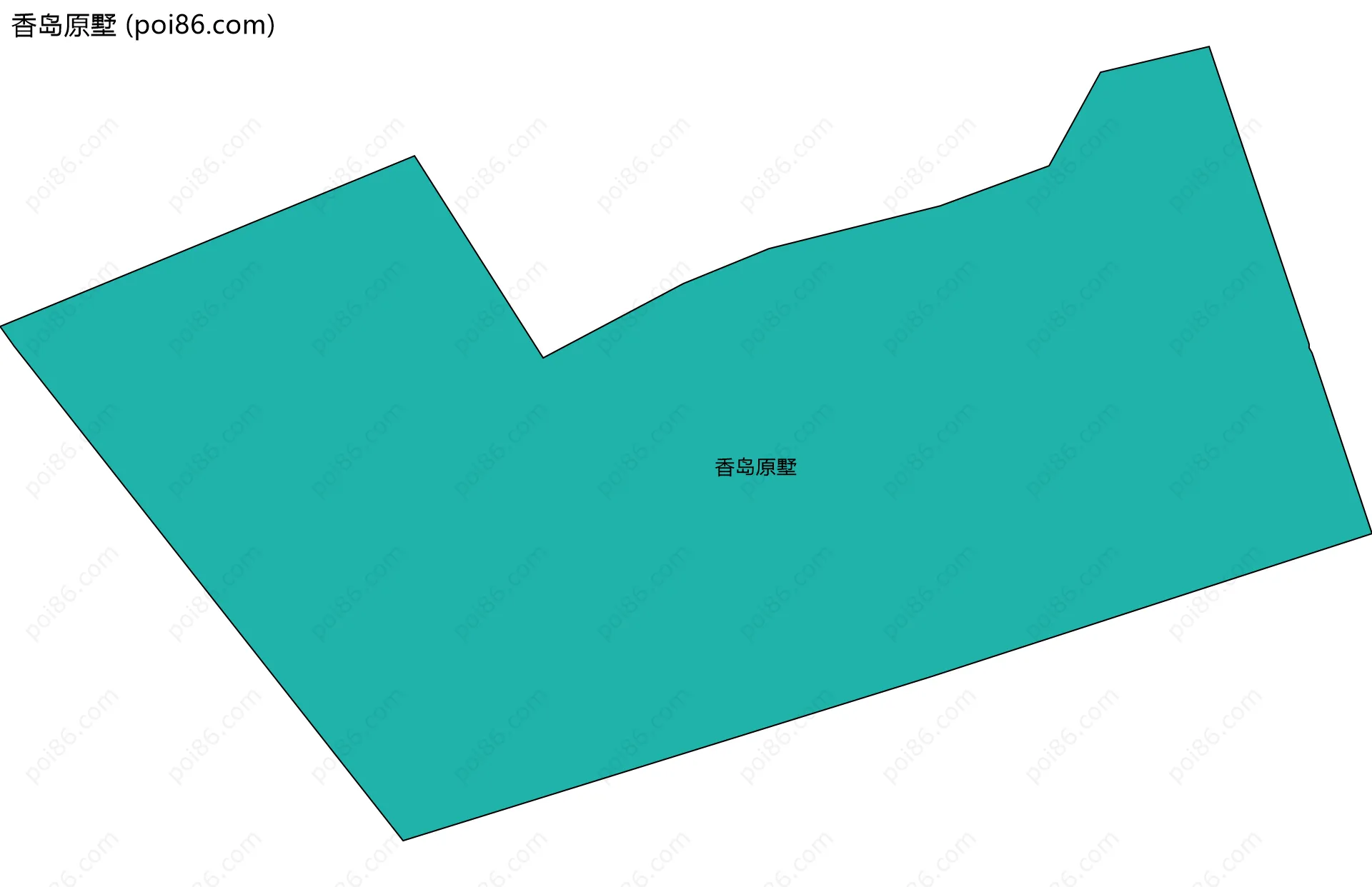 香岛原墅边界地图