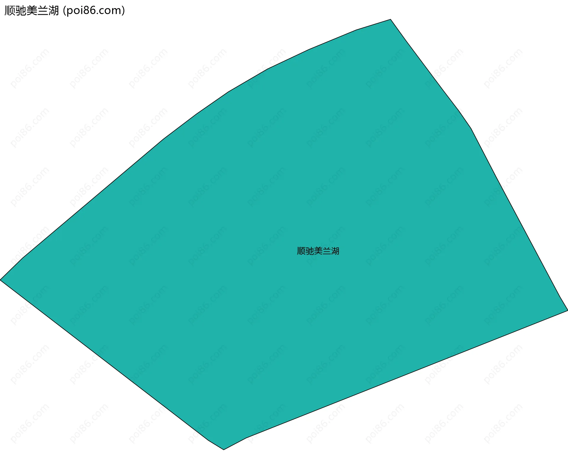 顺驰美兰湖边界地图