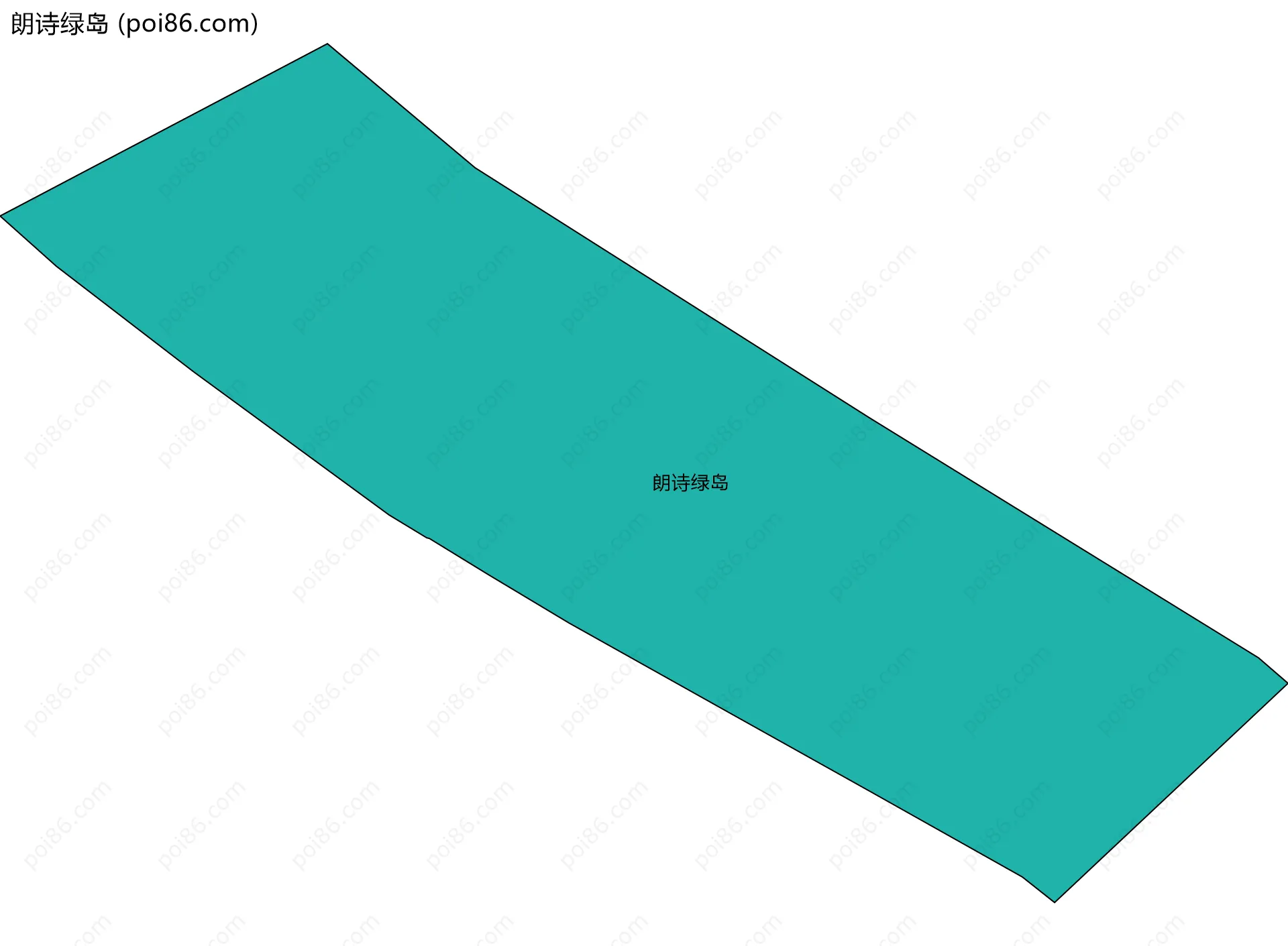 朗诗绿岛边界地图