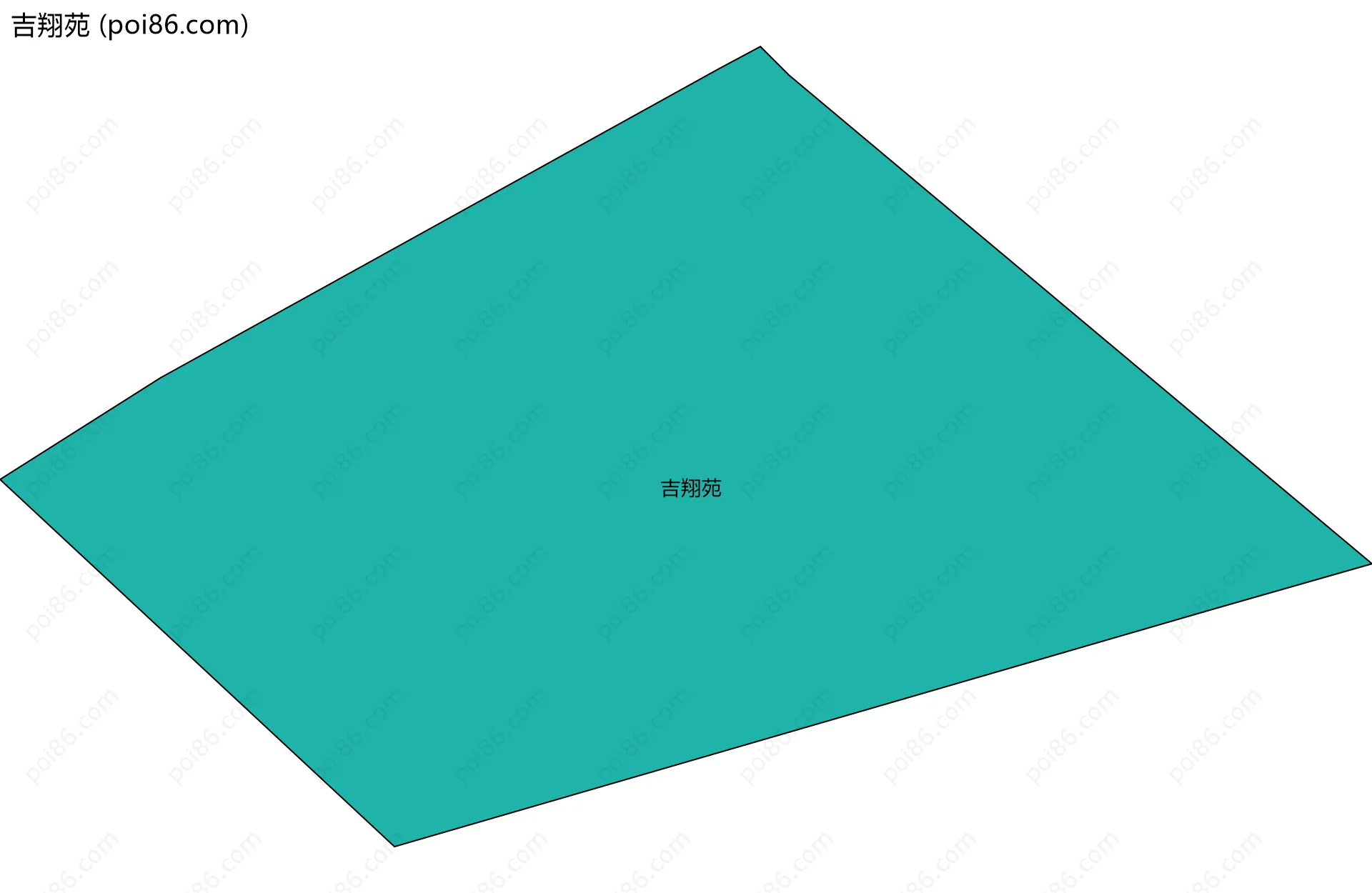 吉翔苑边界地图