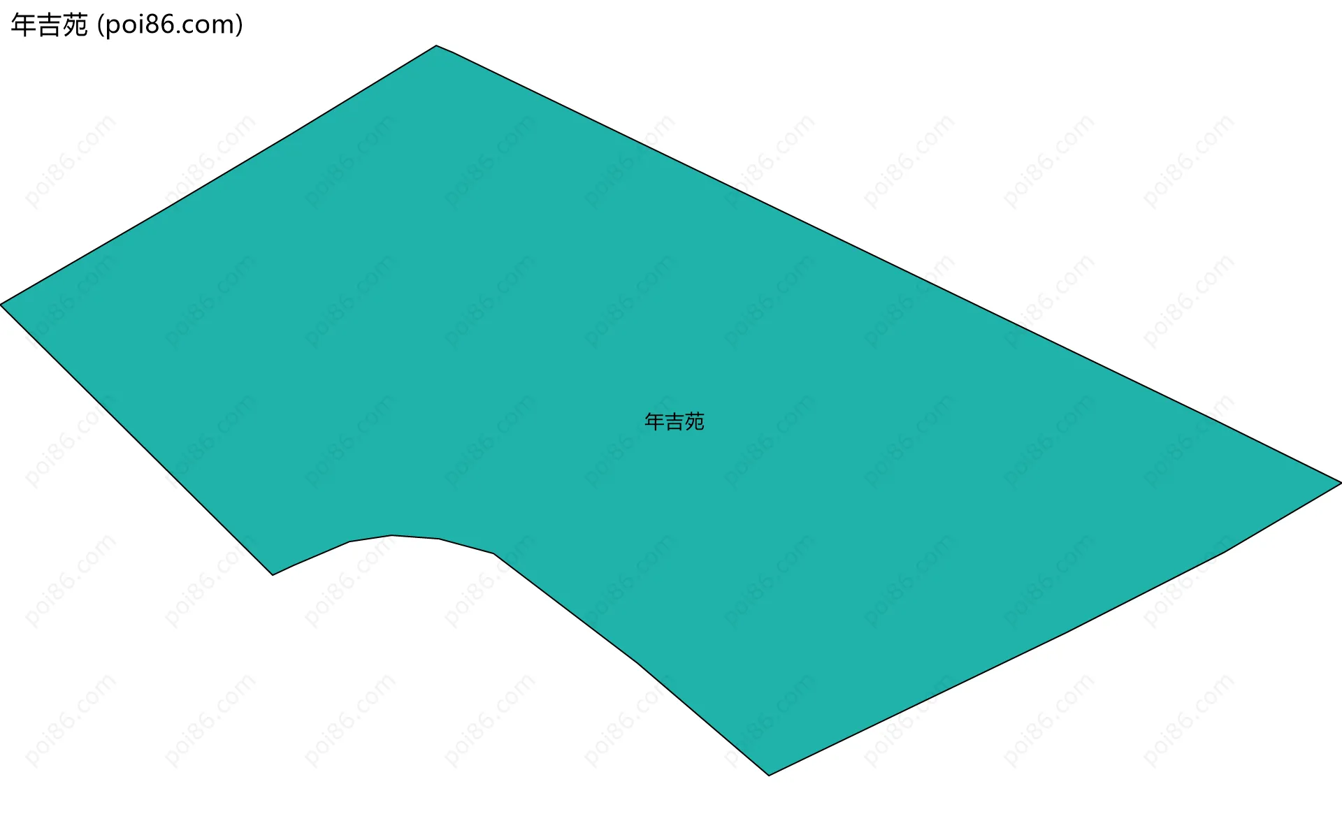 年吉苑边界地图