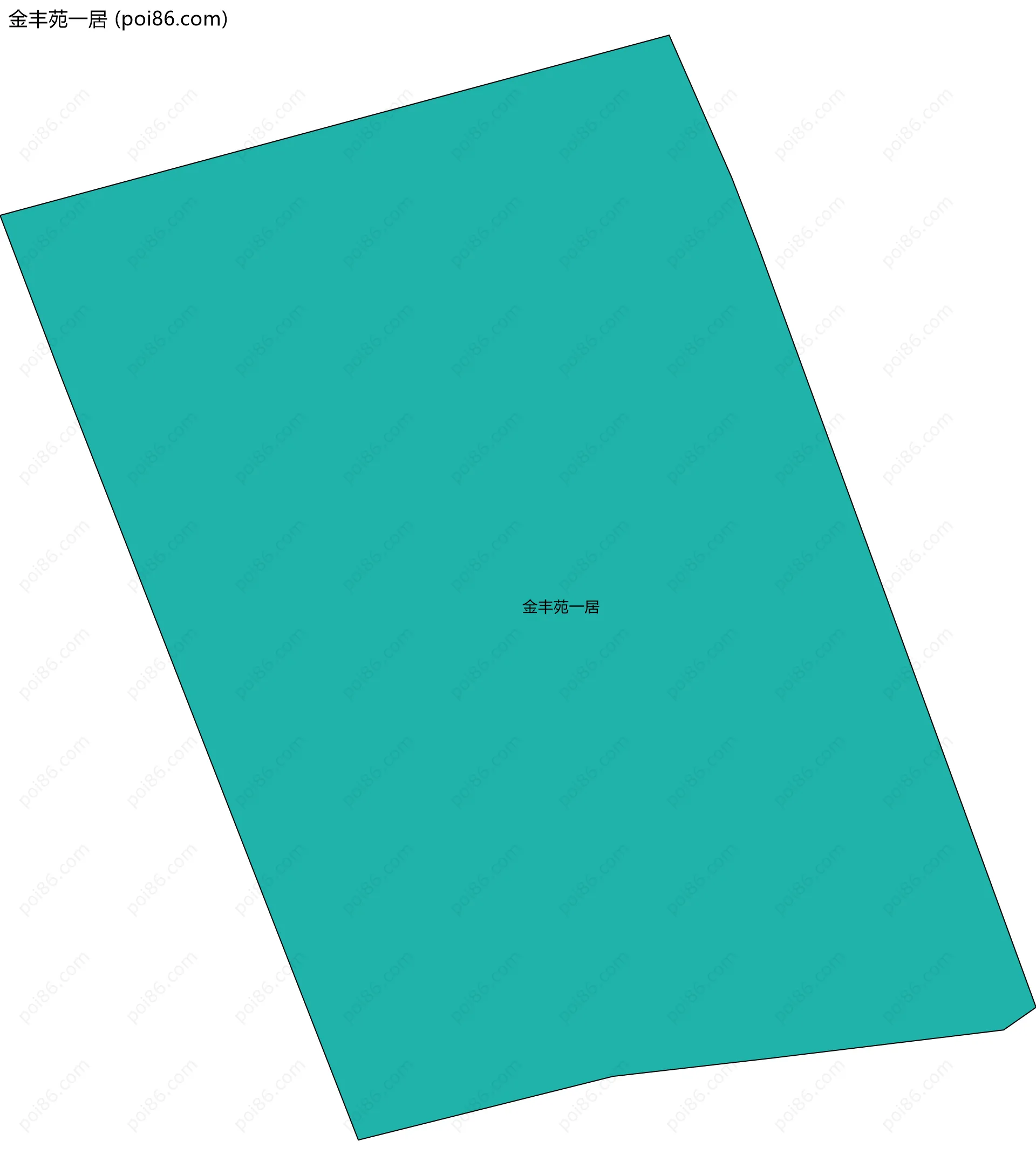 金丰苑一居边界地图