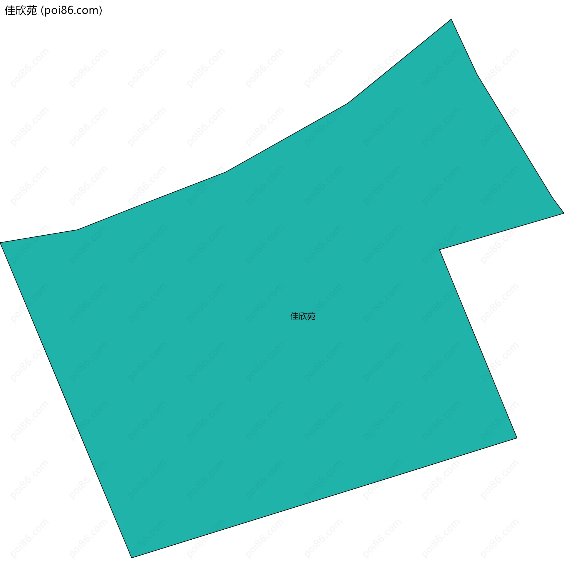 佳欣苑边界地图