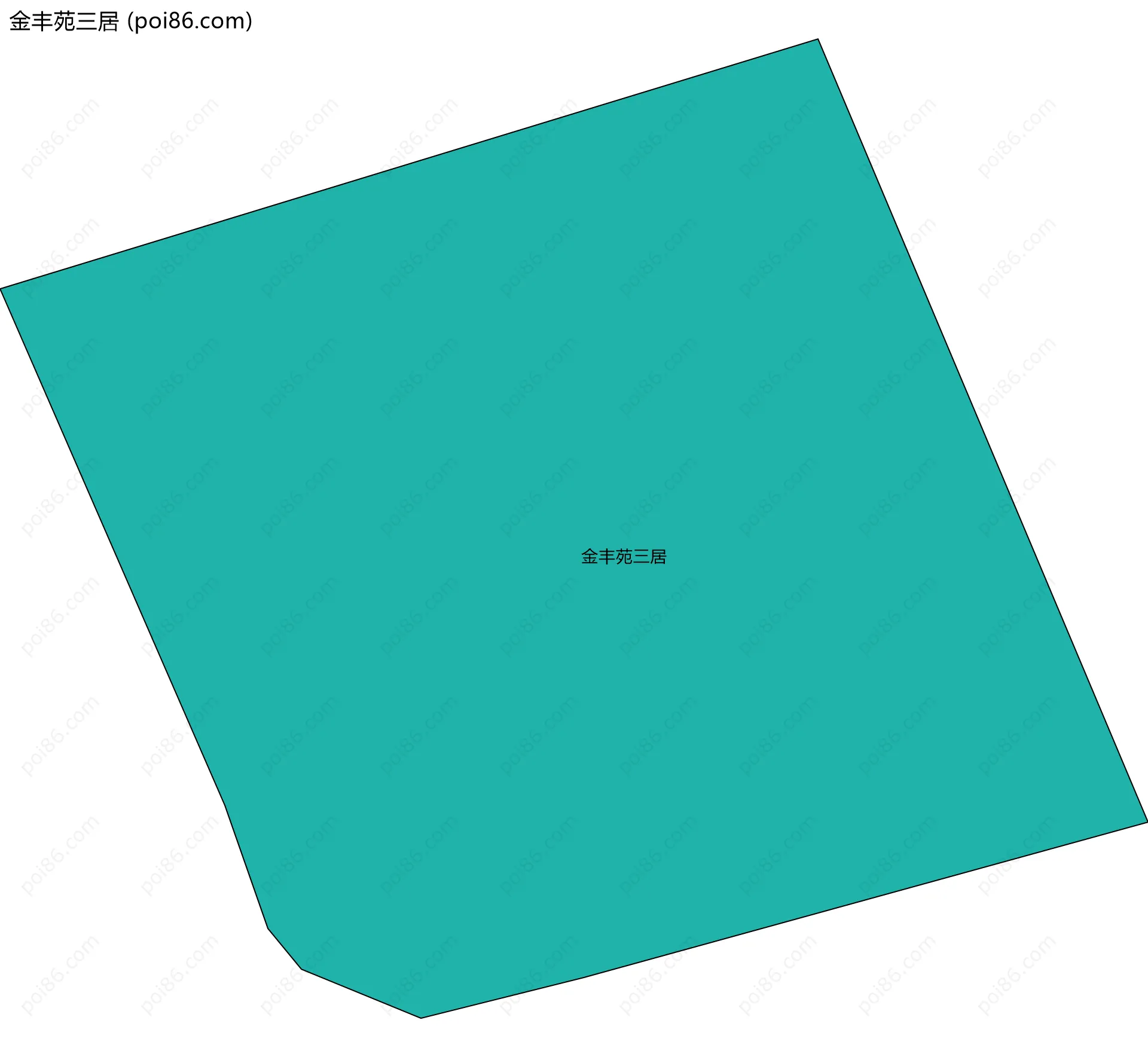 金丰苑三居边界地图