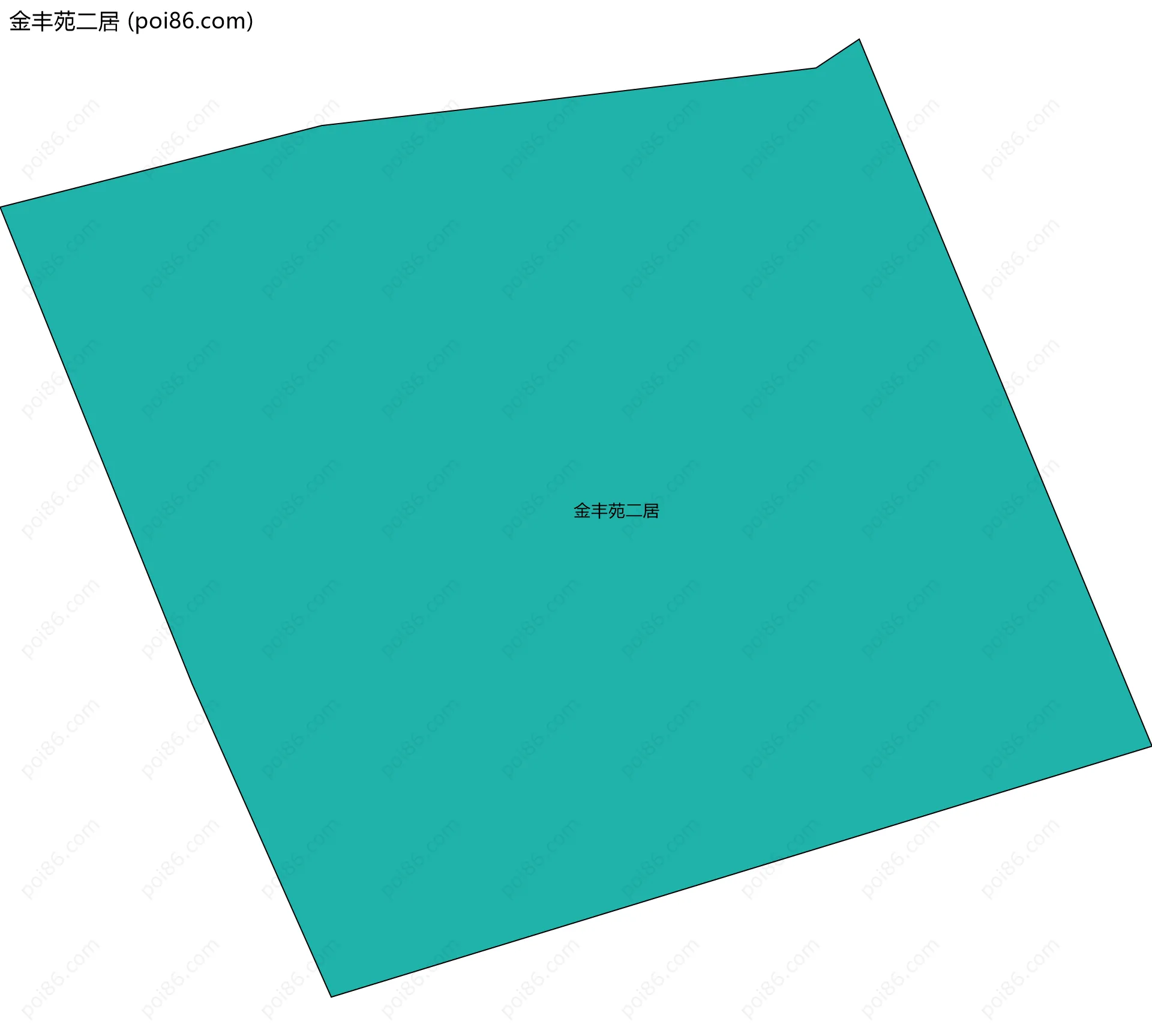 金丰苑二居边界地图